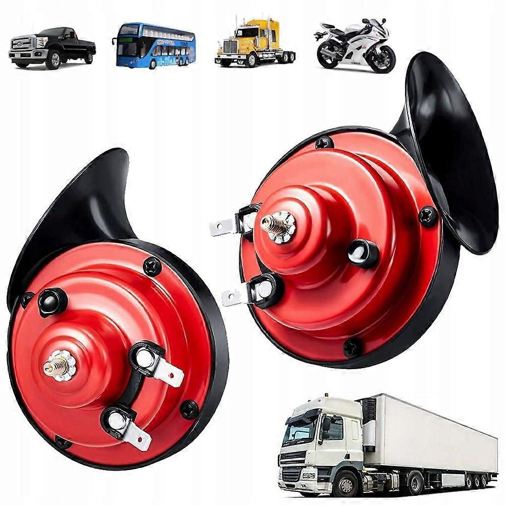 2x Loud Horn 12v 300db Auger Beep For Motorcycle Car