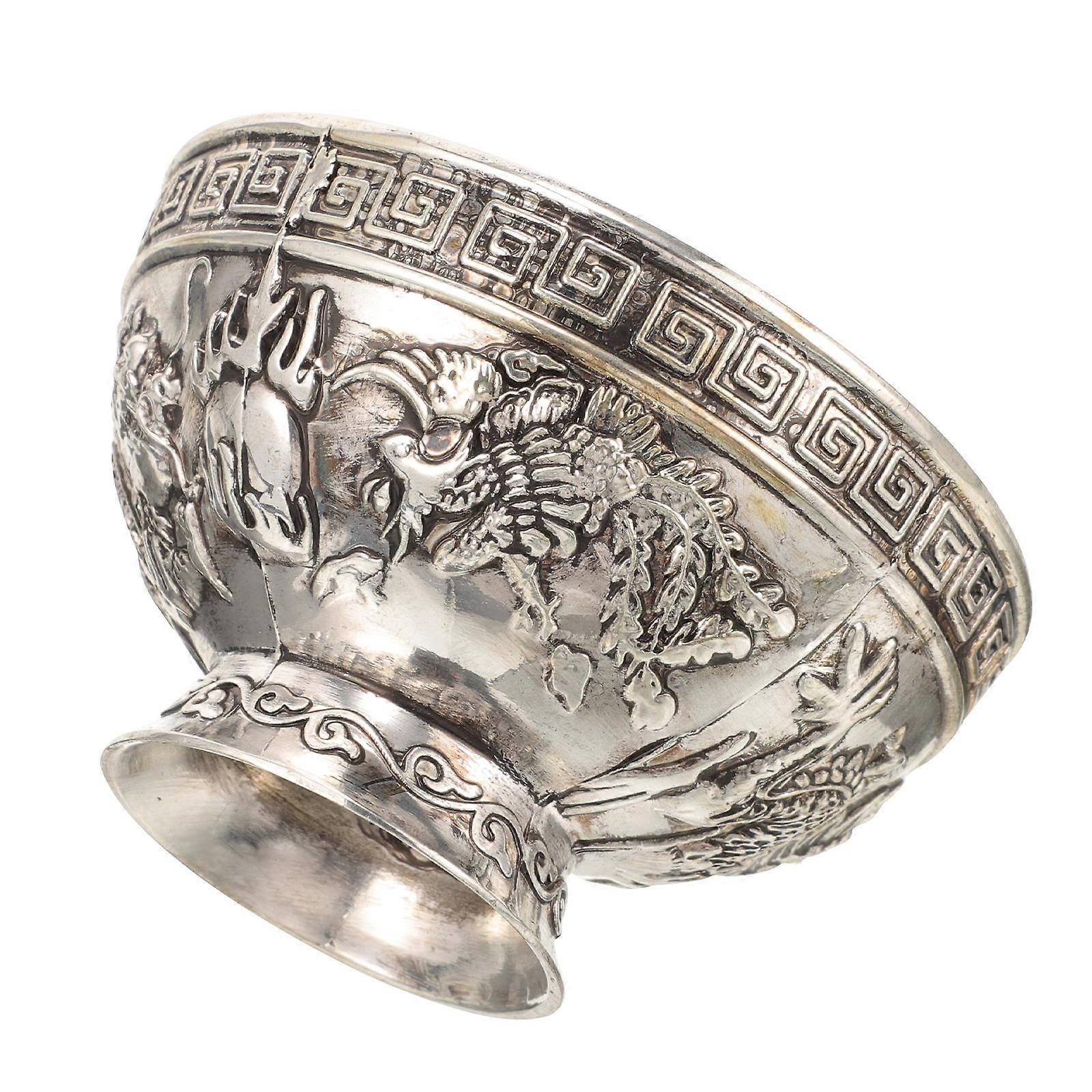 Exquisite Copper Worship Bowl with for Rituals