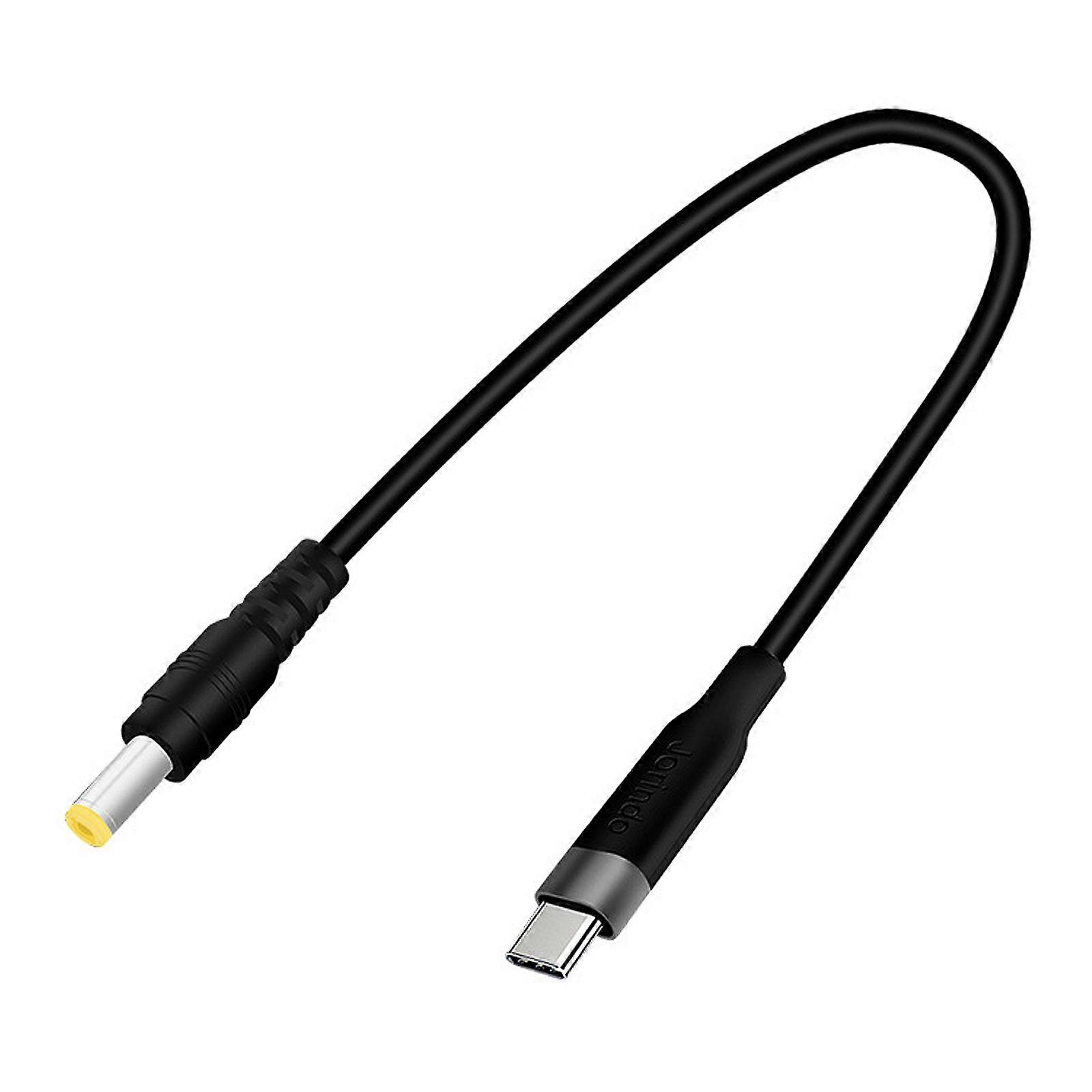 USB C to DC5.5mmx2.1mm Power Cord USB Type C Input to DC12V Out Charging Cable Work with PD Charger & PD Power Bank