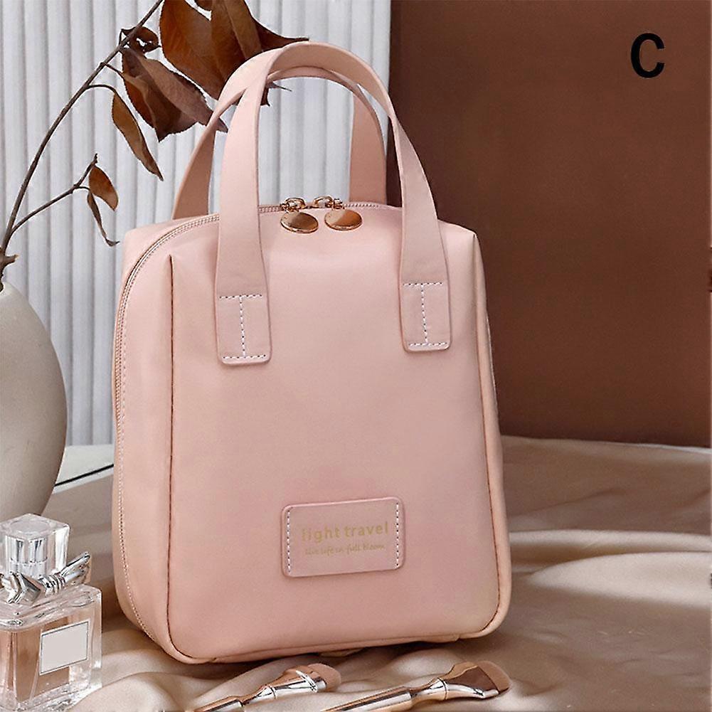 Rose Pink (C)$High-end cosmetic bag with large capacity, ins style, high-value travel portable shell cosmetic storage bag