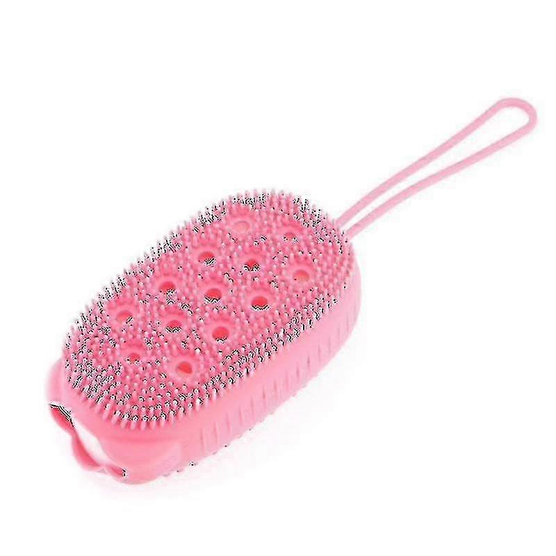 2pcs Silicone Body Scrubbers - Double Sided Exfoliating Bath Sponge for Shower