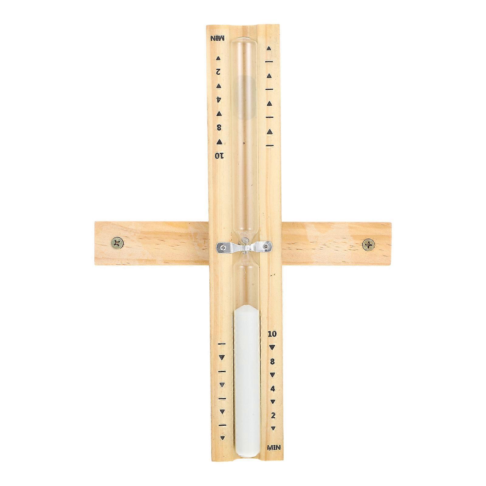 Wooden Hourglass Timer Sand Clock for Sauna, Home & Kitchen – Decorative, Elegant Finish, Versatile & Stylish Time Management Tool