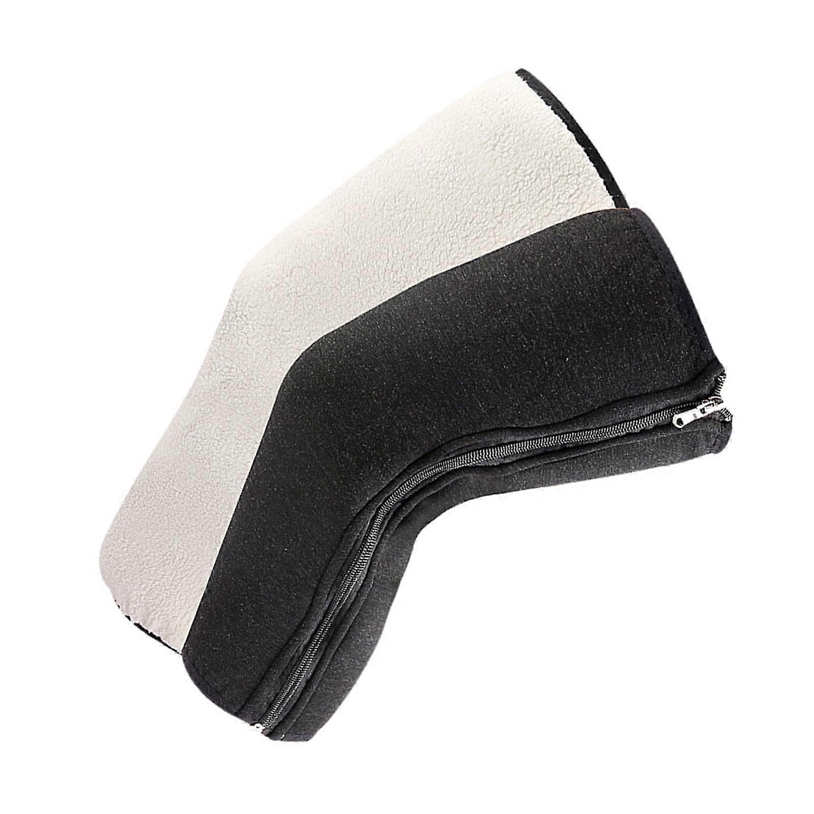 Knee Warmers Thick Fleece Lined with Zipper for Skiing Skateboarding and Winter Activities - Durable and Comfortable