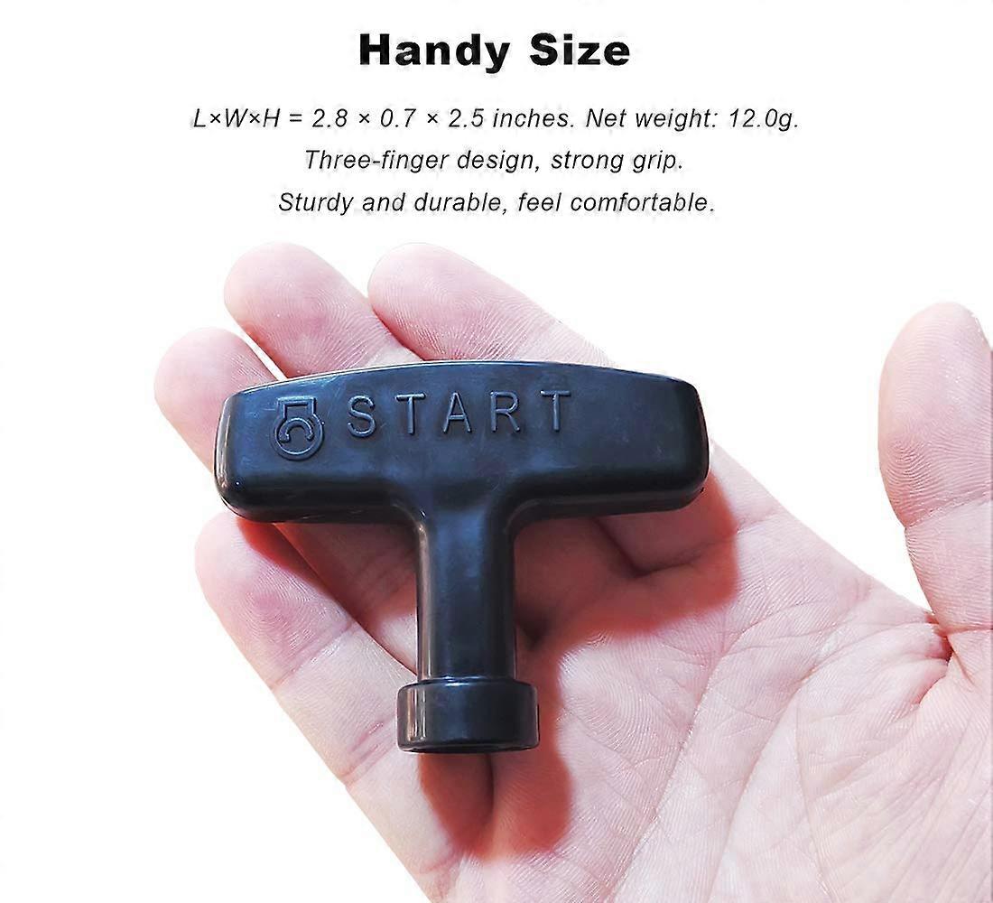 Recoil Starter Pull Handle for Lawn Mower 2 pcs Gasoline Engine Starter Handle Grip  Generator  Chainsaw