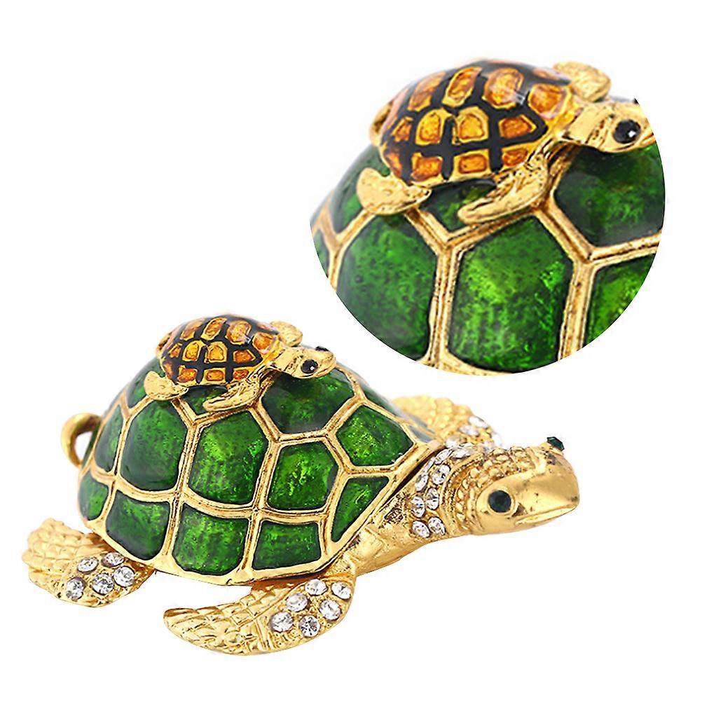 Fun Turtle Figurines, Cartoon Styled Resin Decor Suitable for Modern Interiors