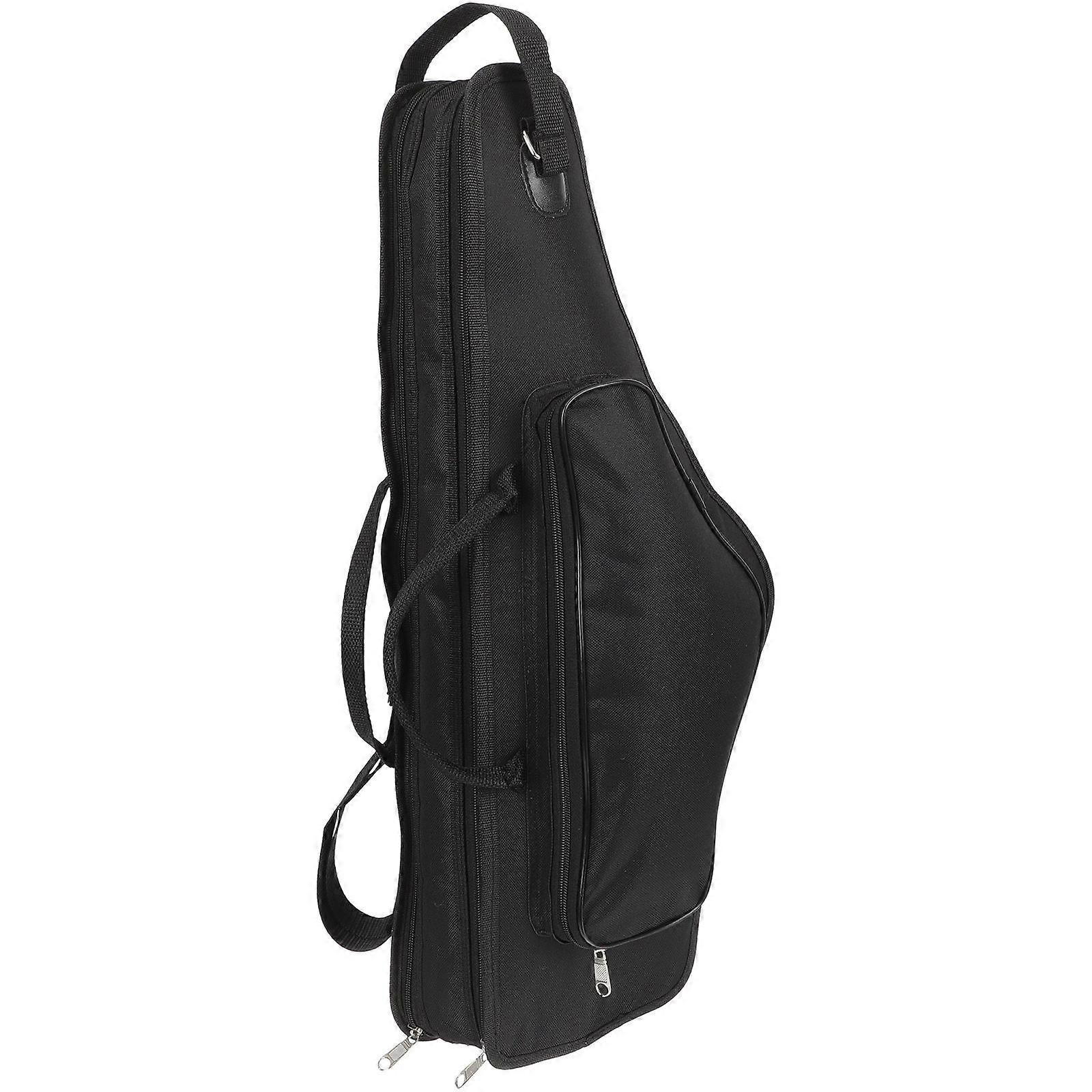 Portable Alto Saxophone Case with Shoulder Straps – Spacious Storage for Saxophone Accessories