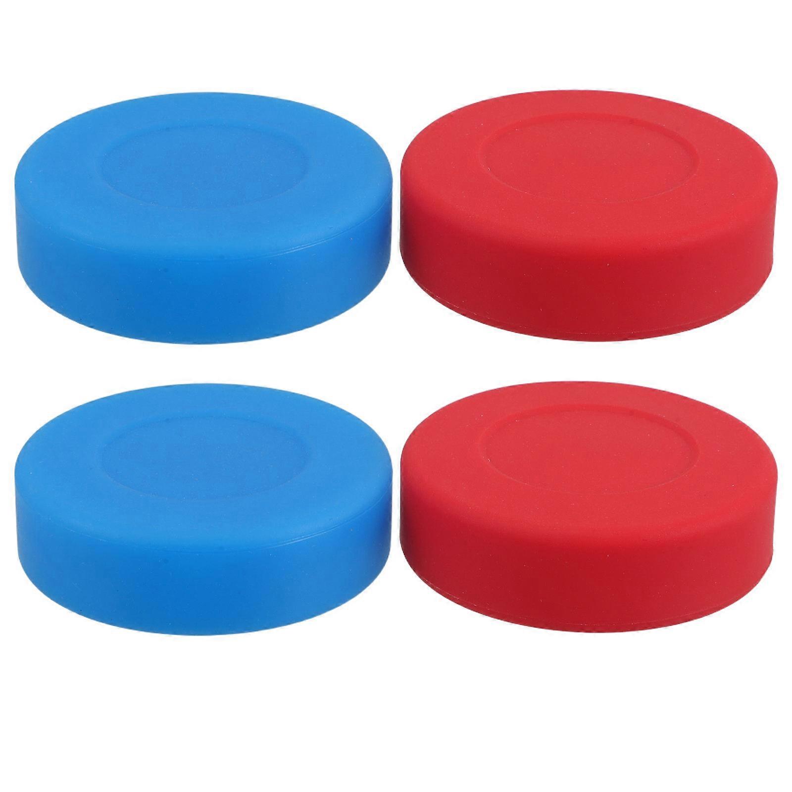 Street Hockey Pucks Official Design For Practice Sessions Training Accessory .00X7.00X2.00CM 4Pcs