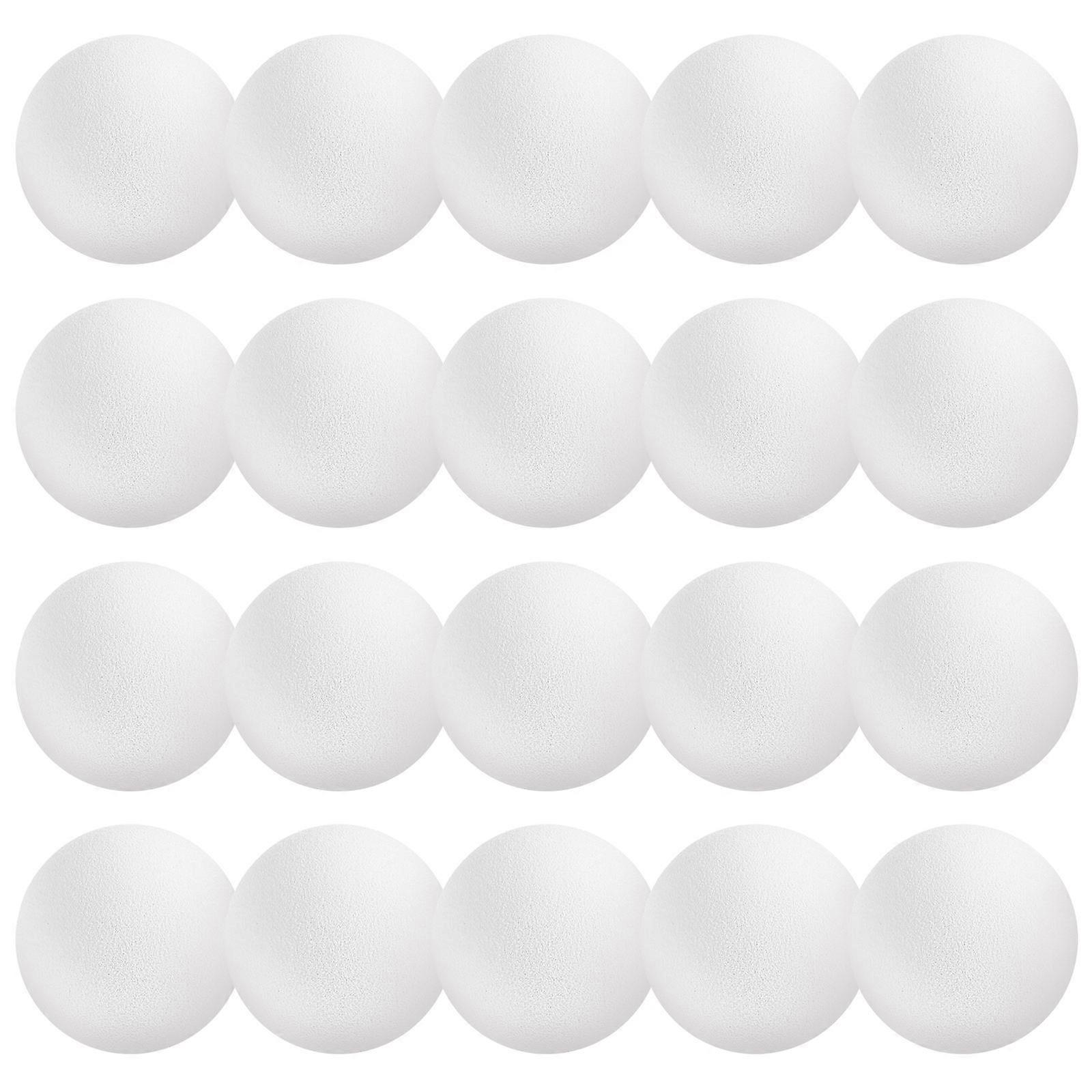 Practice Golf Balls For Indoor Golfing Training Wear-Resistant Round Quiet Design EVA Material 4.50X4.50X4.50CM 20Set