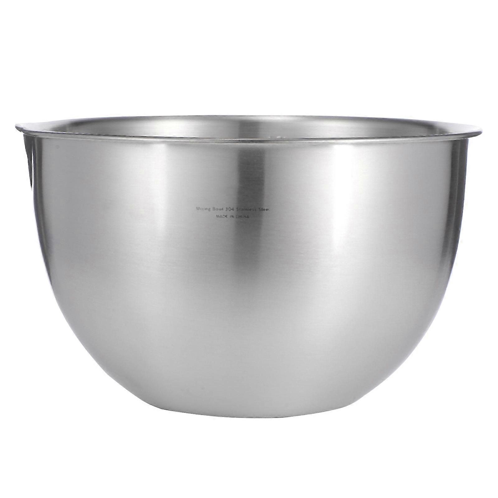 Stainless Steel Mixing Bowl for Home Use Ideal for Beating Eggs and Mixing Salads Silver 3 Quart