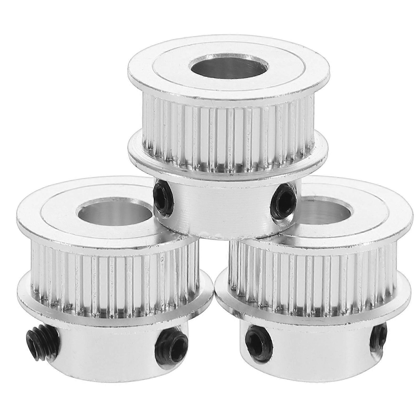 Timing Pulley Idler Pulley for Timing Belt Positioning Synchronous Wheel 3Pcs