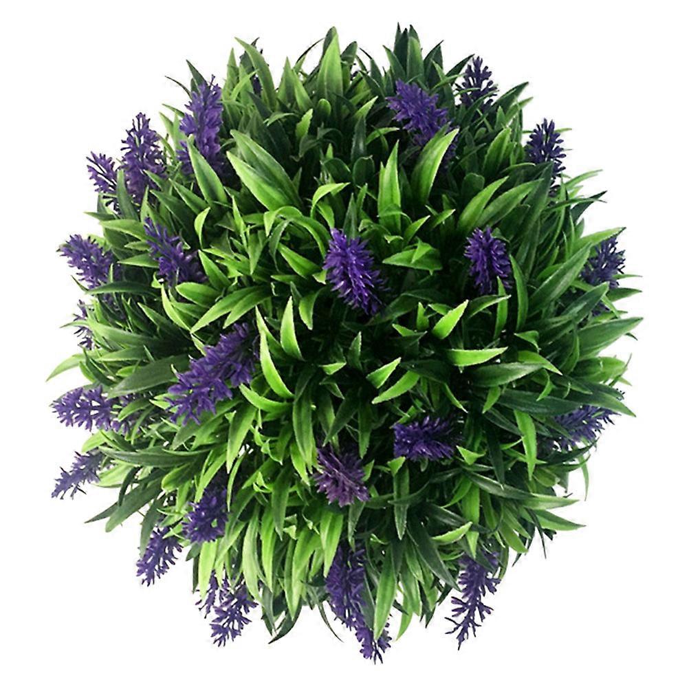 Simulation Grass Balls Artificial Topiary Ball Home Decoration Indoor Outdoor Use Round Realistic Design PVC 20.00X20.00X20.00CM 1Pcs