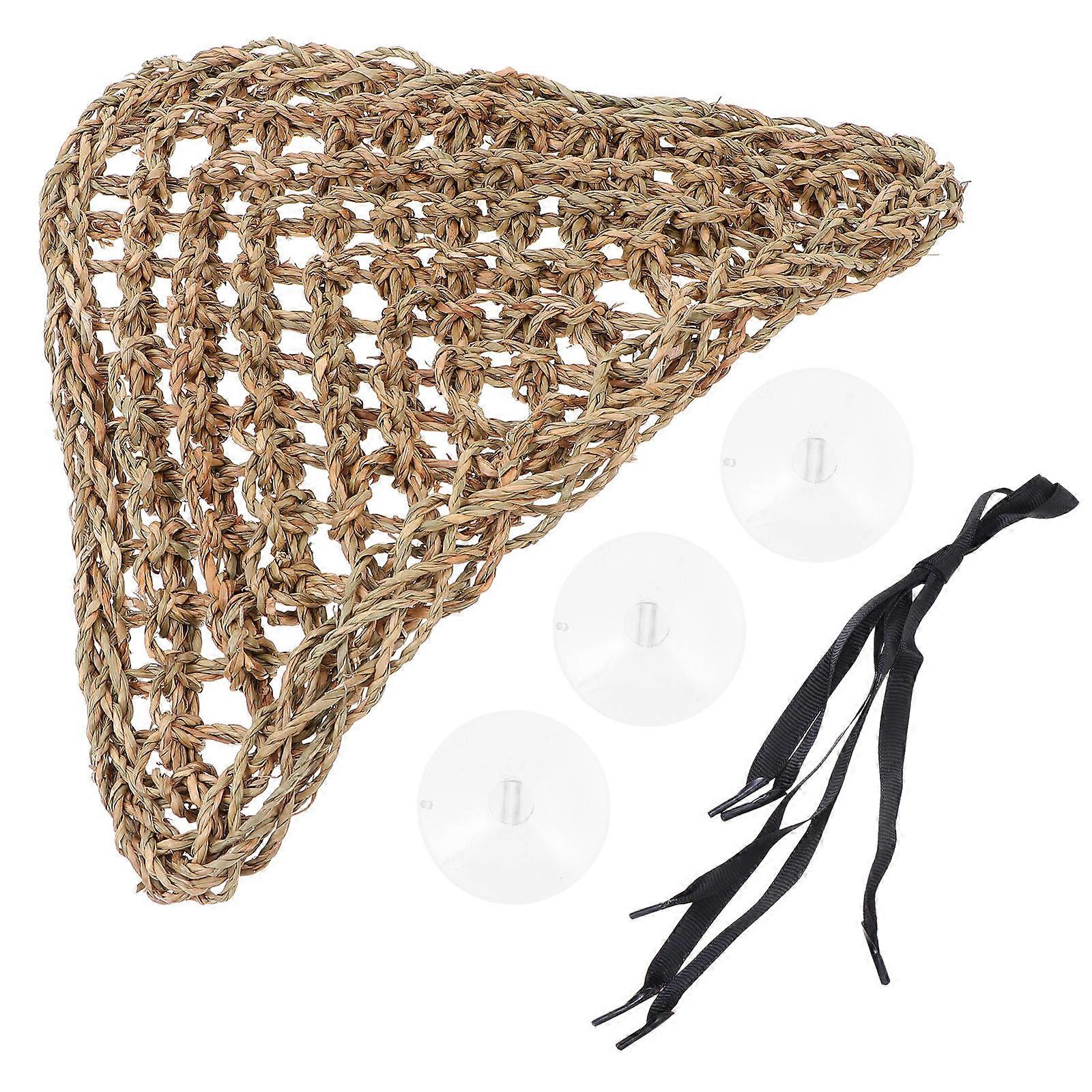 Durable Seaweed Lizard Hammock Swing Reptile Lounger Bed for Geckos and Snakes Comfortable Hanging Play Bed for Pets