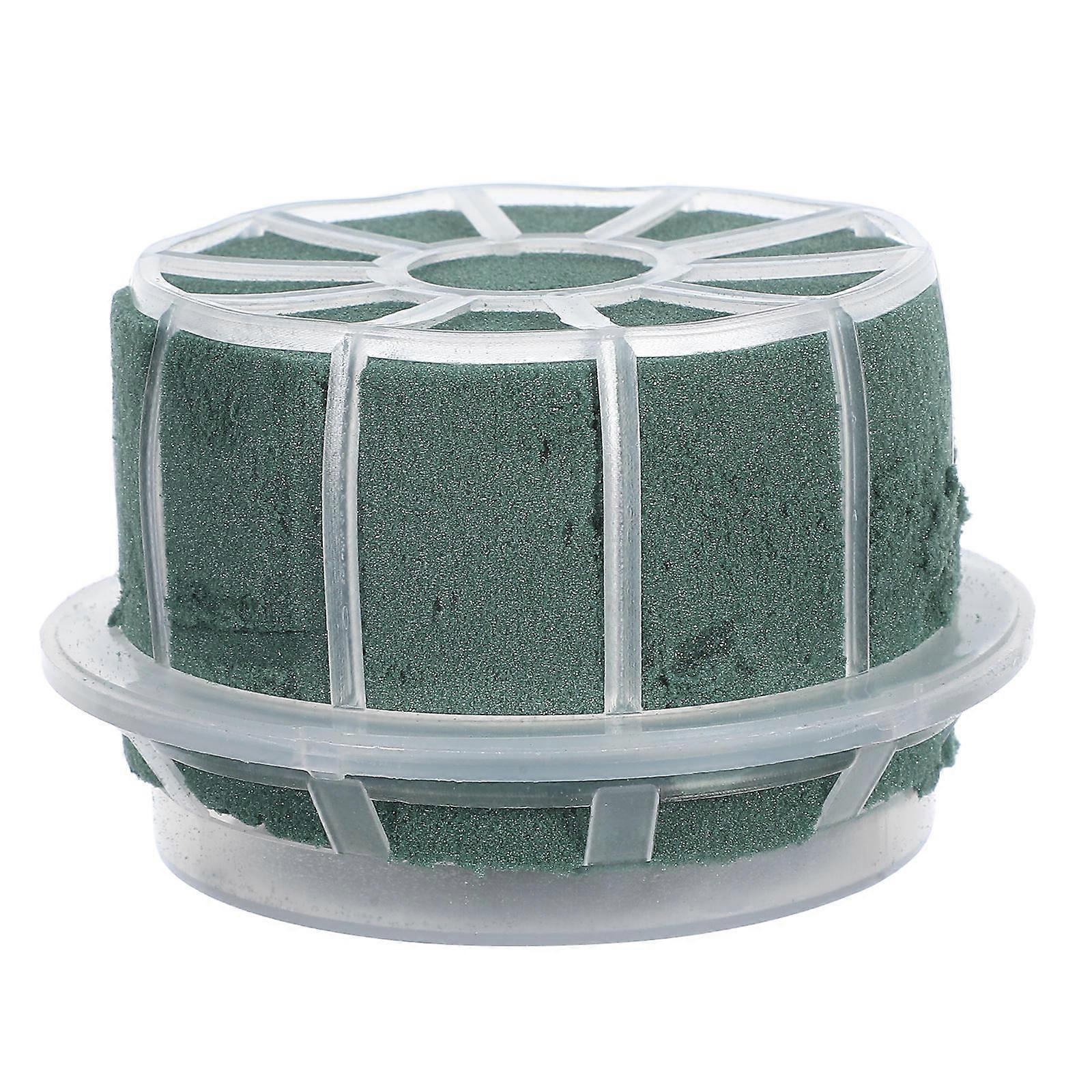 Floral Arrangement Foam Adhesive Round Floral Foam Holder For Special Events Hanging Support .7×3.7×2.2in Self-Adhesive 1Pack