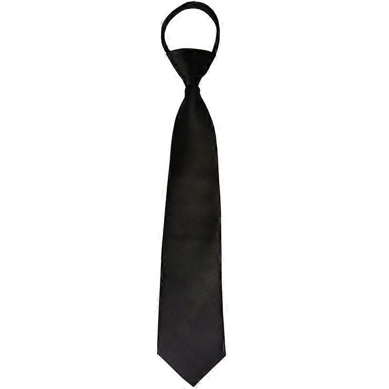 Solid Color Adjustable Pre-Tied Tie for Business and Wedding