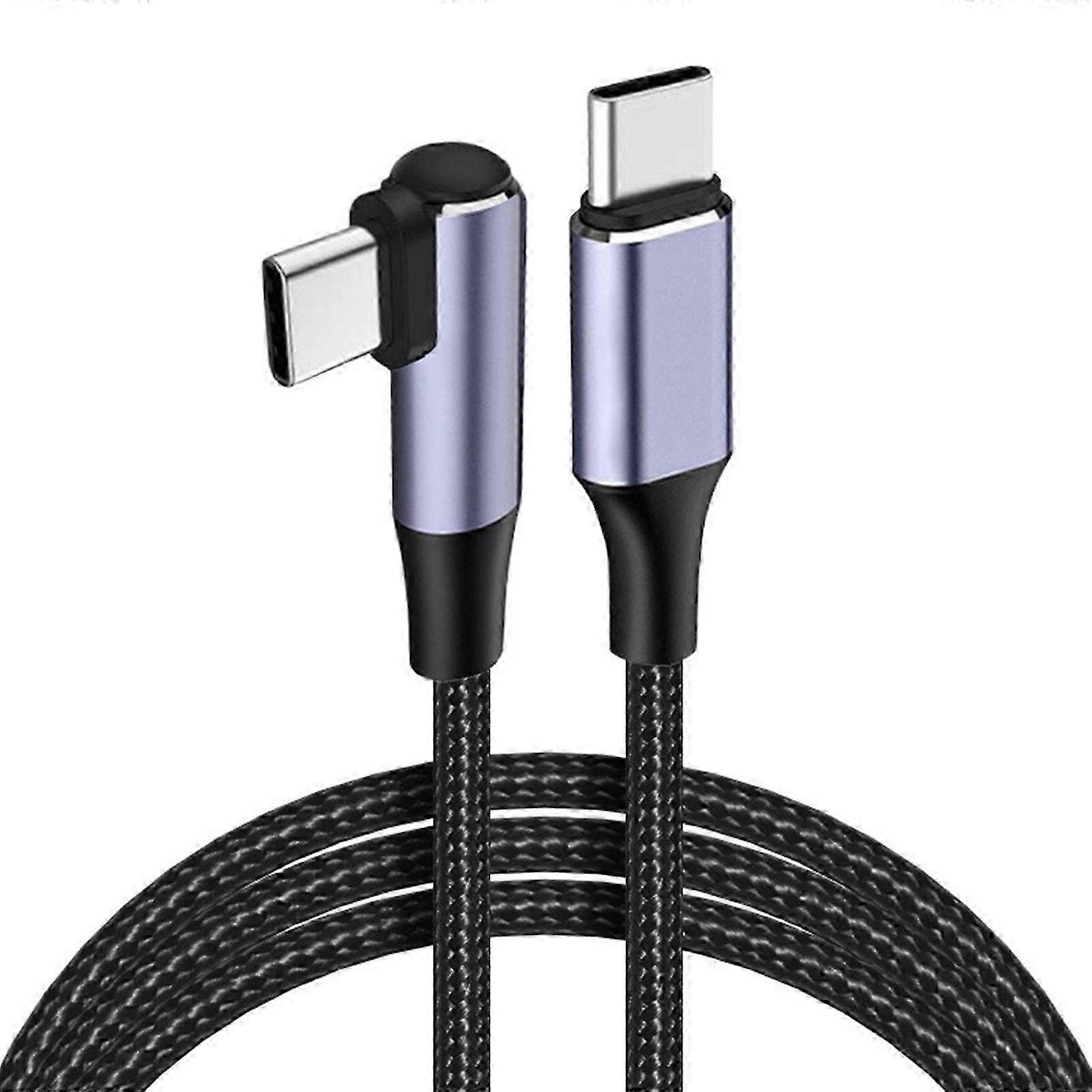 High Speed 100W 25cm Type C Cable Extended Link Cable Fast Charging Cable 480Mbps Data Transfer for Phone Tablet
