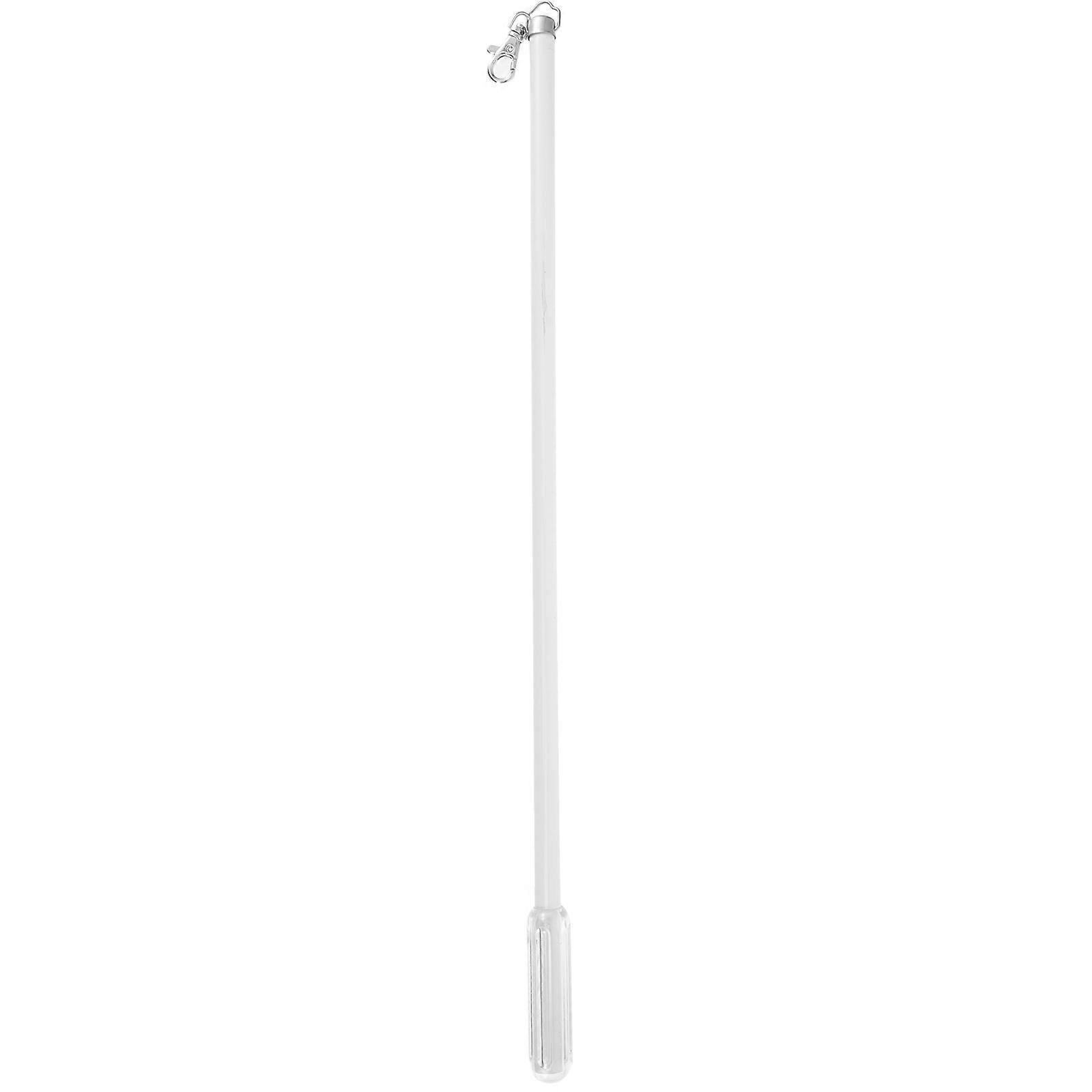 Pull Rods For Curtains White Color Plastic Material 1Pack