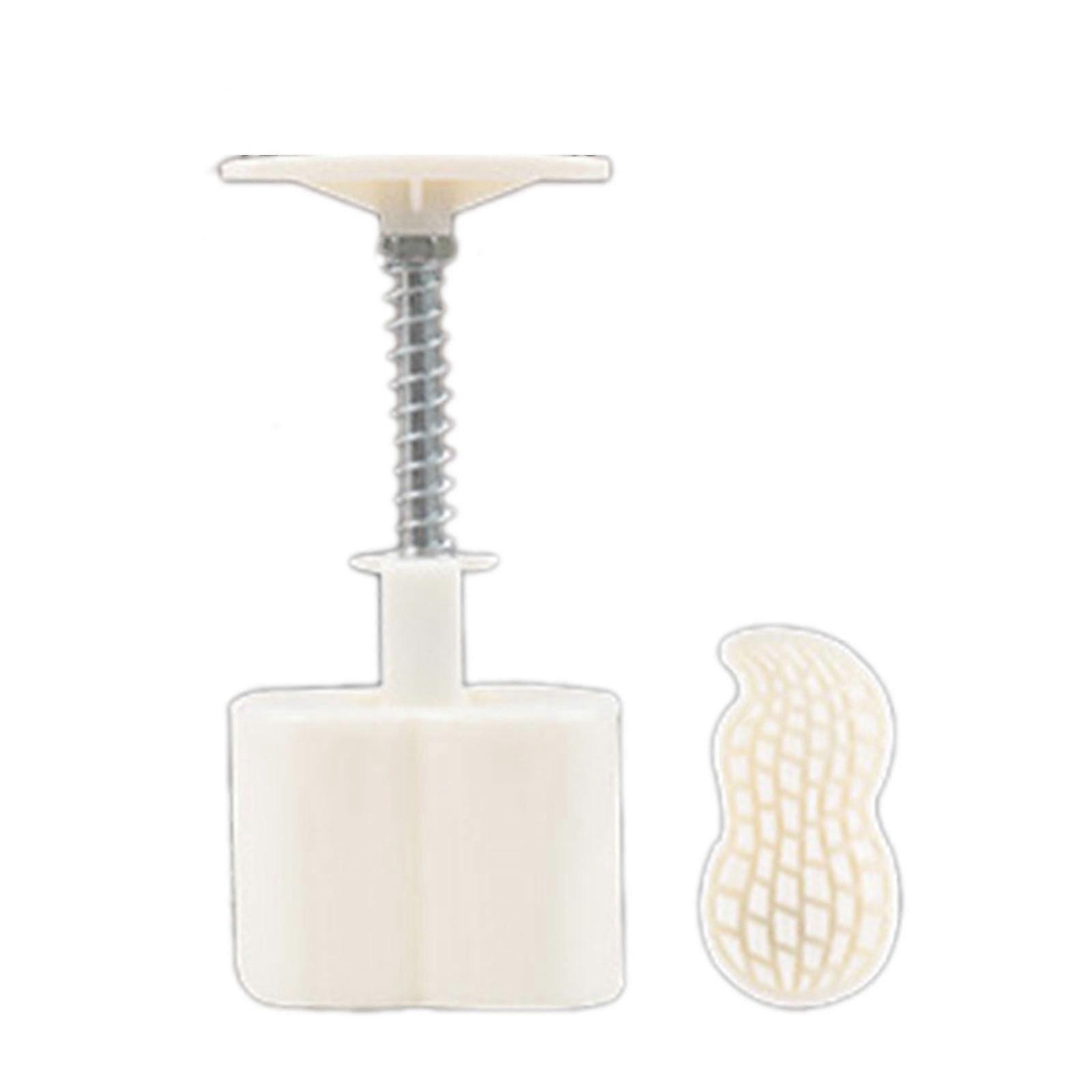 MidAutumn Festival Moon Cake Maker 3D Peanut Persimmon Moon Cake Molds Cookie Stamp Hand Press Cookie Dessert Cutter