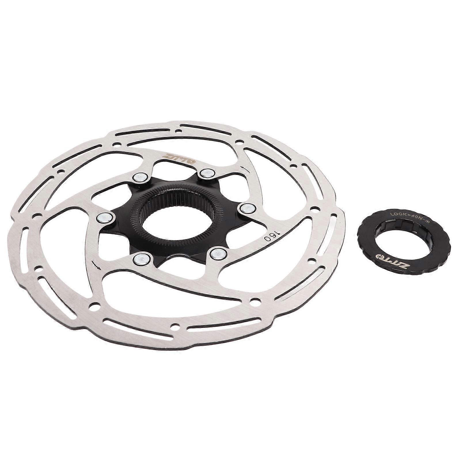 Bicycle Center Lock Disc Brake Rotor Steel With Center Lock Cover for Road Mountain Bike 160mm