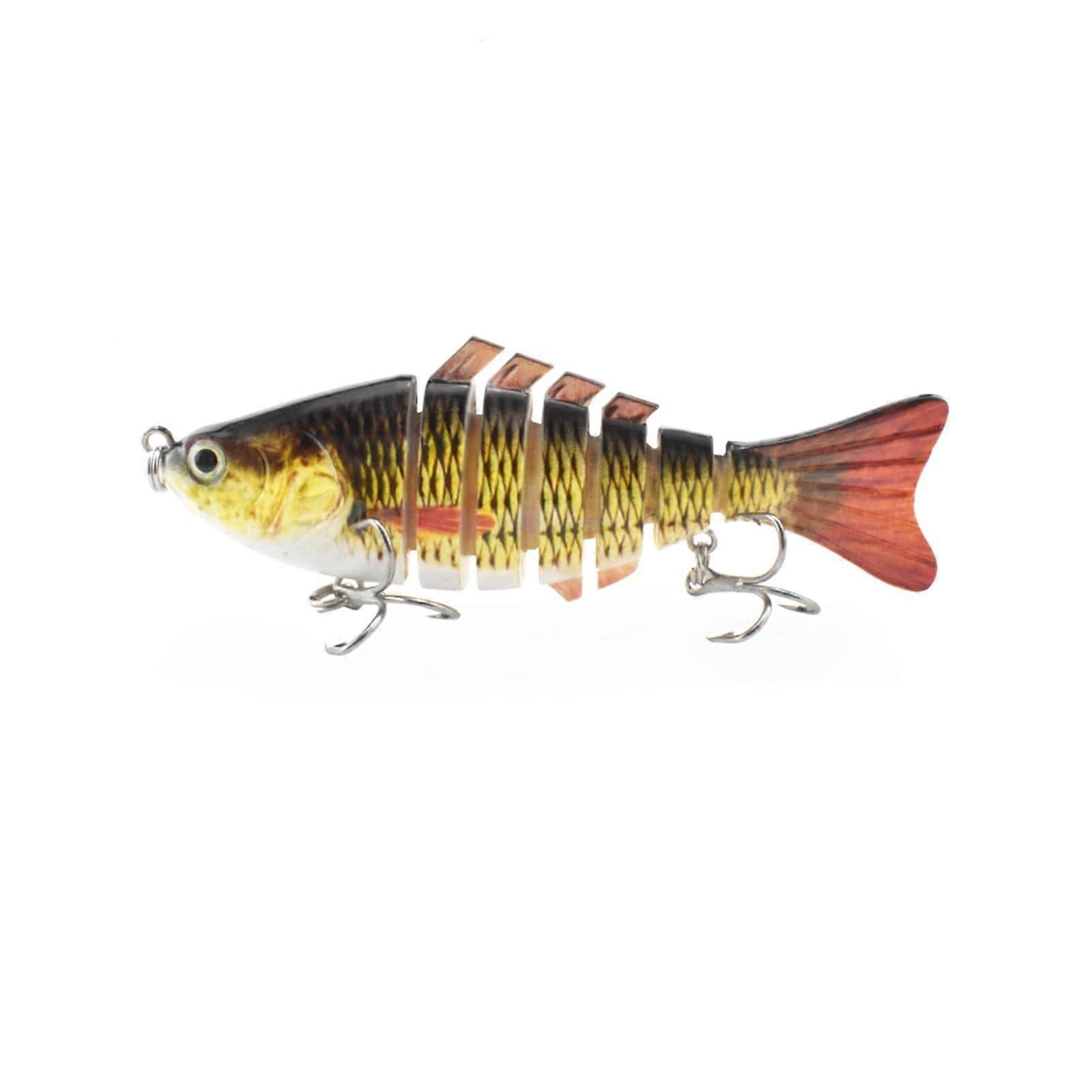 10cm 15.5g Guided Multi Section Fish Lure Wobbler Crankbait Artificial Hard Bait Swimbait Trolling Carp Fishing Tackle (Color : 2)