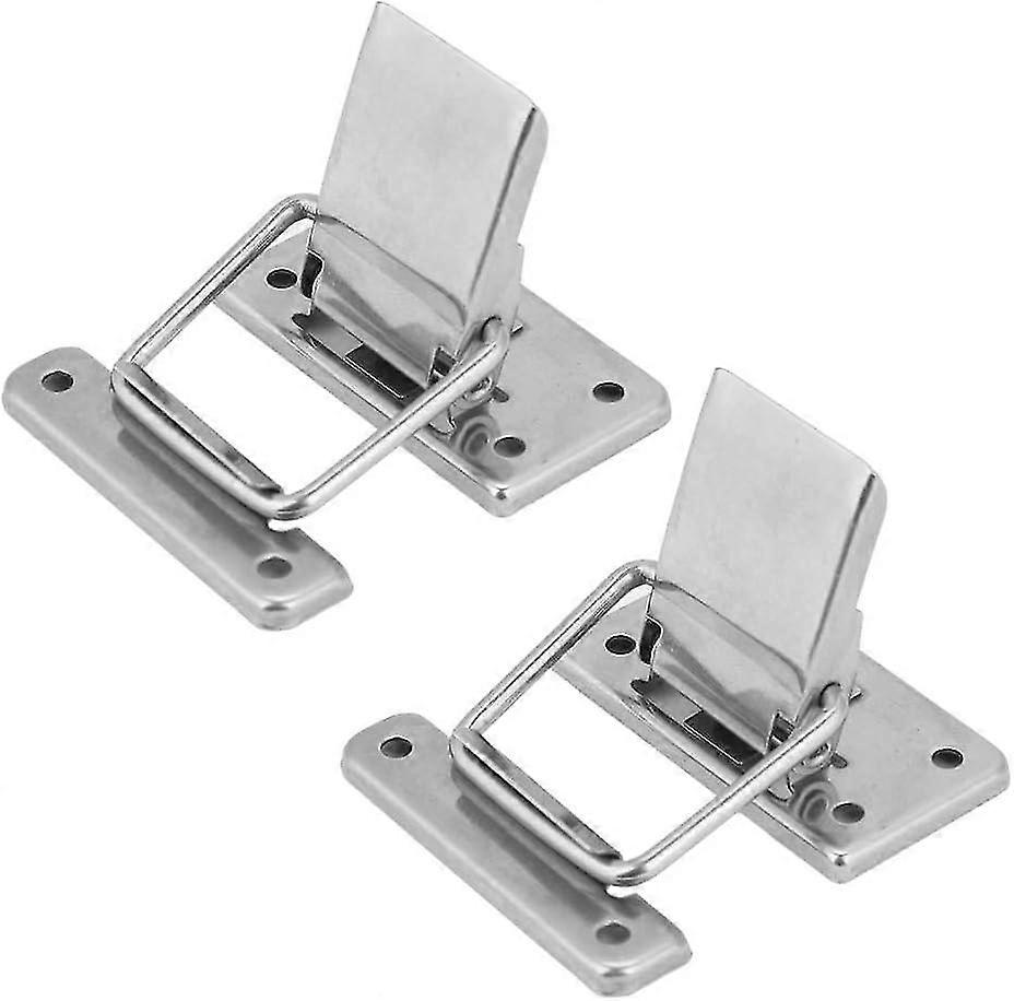 2pcs Stainless Steel Spring Loaded Catch - Secure Locking Mechanism