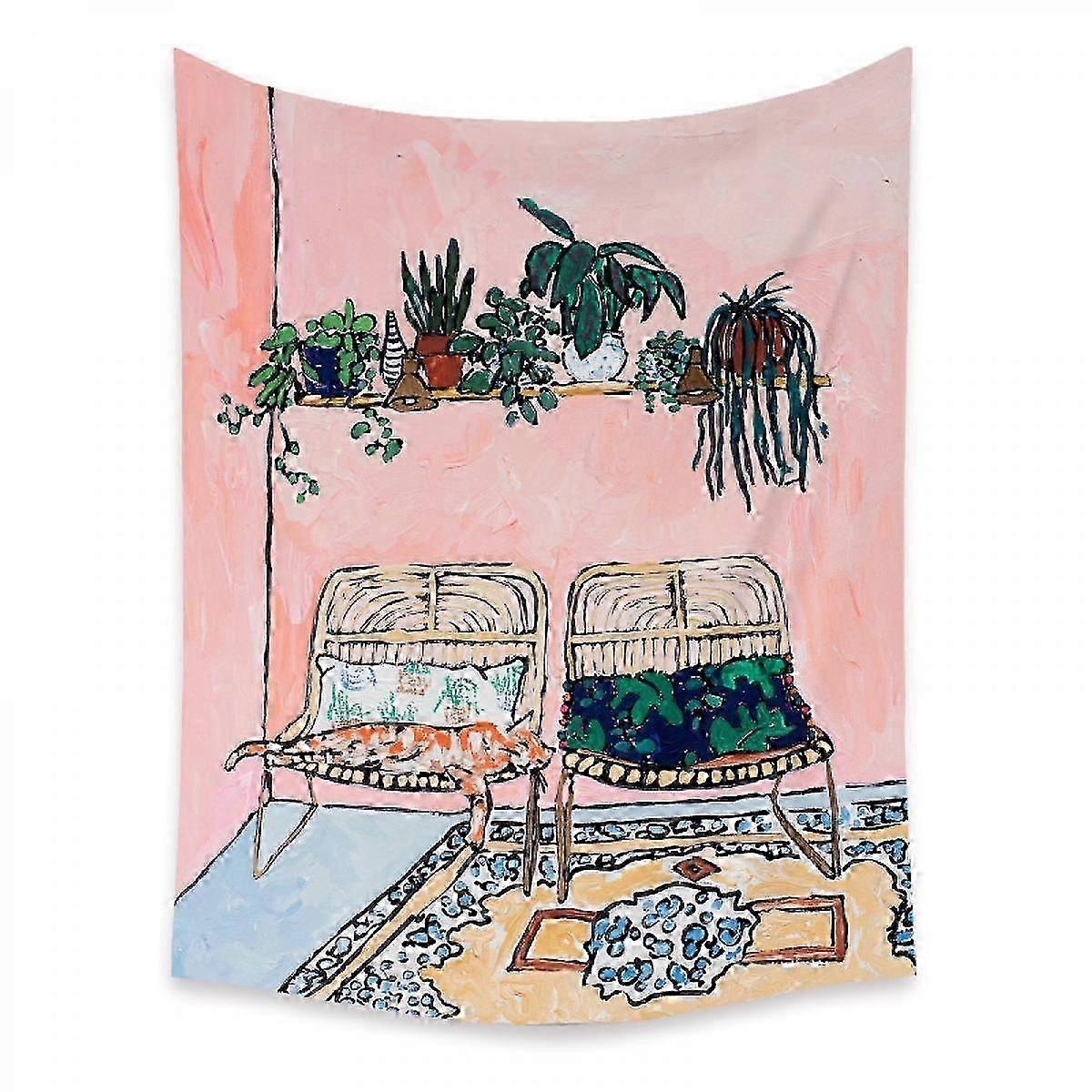 2025 أحدث طراز Wekity Botanical Boho Home Tapestry Aesthetic Art Home