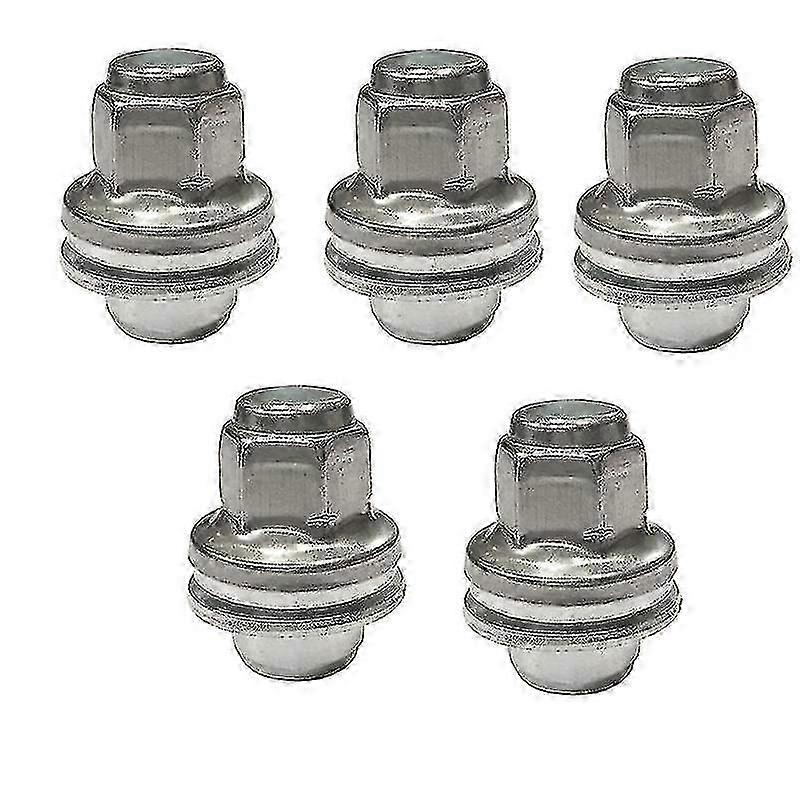 Set of 5 Wheel Lug Bolt Nuts Suitable for Certain Brand Models S-type, X-type, XJ, XJR, XF from 1999 to 2011