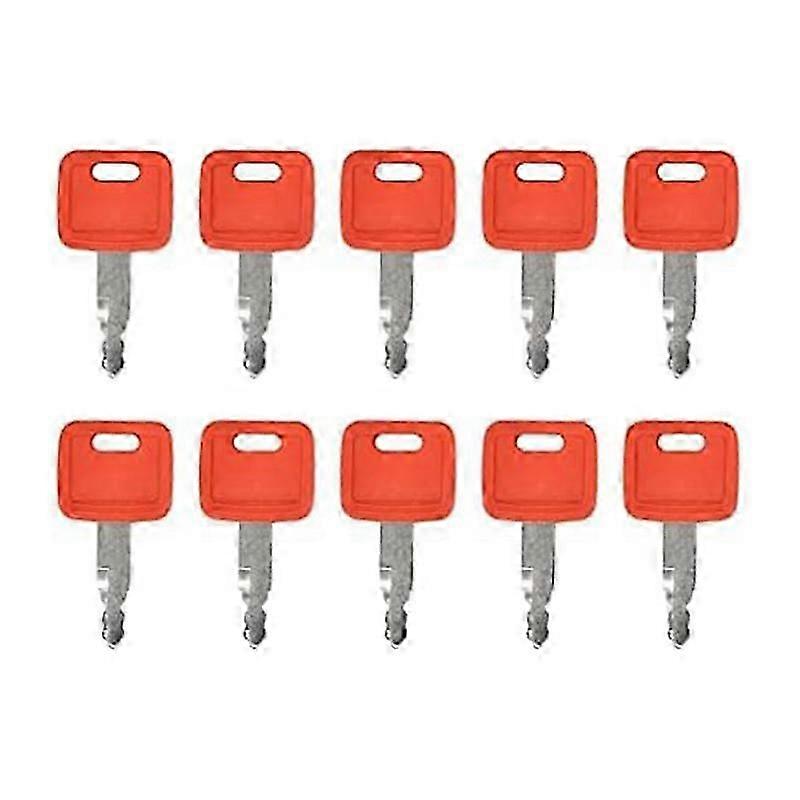 10Pcs Ignition Keys H800 for John Deere Excavator Case Dozer Fiat Hitachi Holland AT194969 AT147 Edition 0627