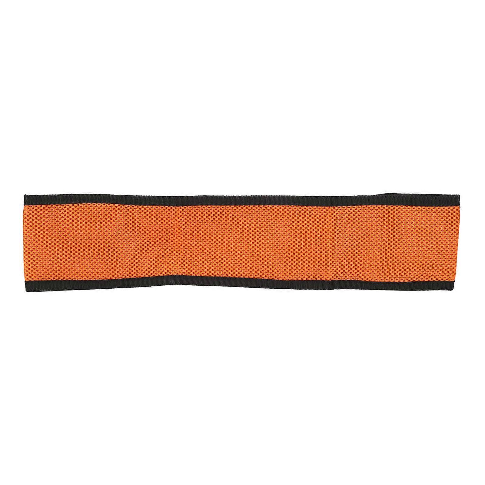 Wheelchair Calf Strap Mesh Fabric Leg Rest Restraining Strap Wheelchair Accessory for 17.7in Width Wheelchair M Size Orange