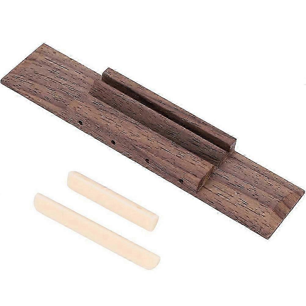 1 Set Ukulele Bridge Repair Ukulele Wood Bridge 4-String Ukulele Part Accessory