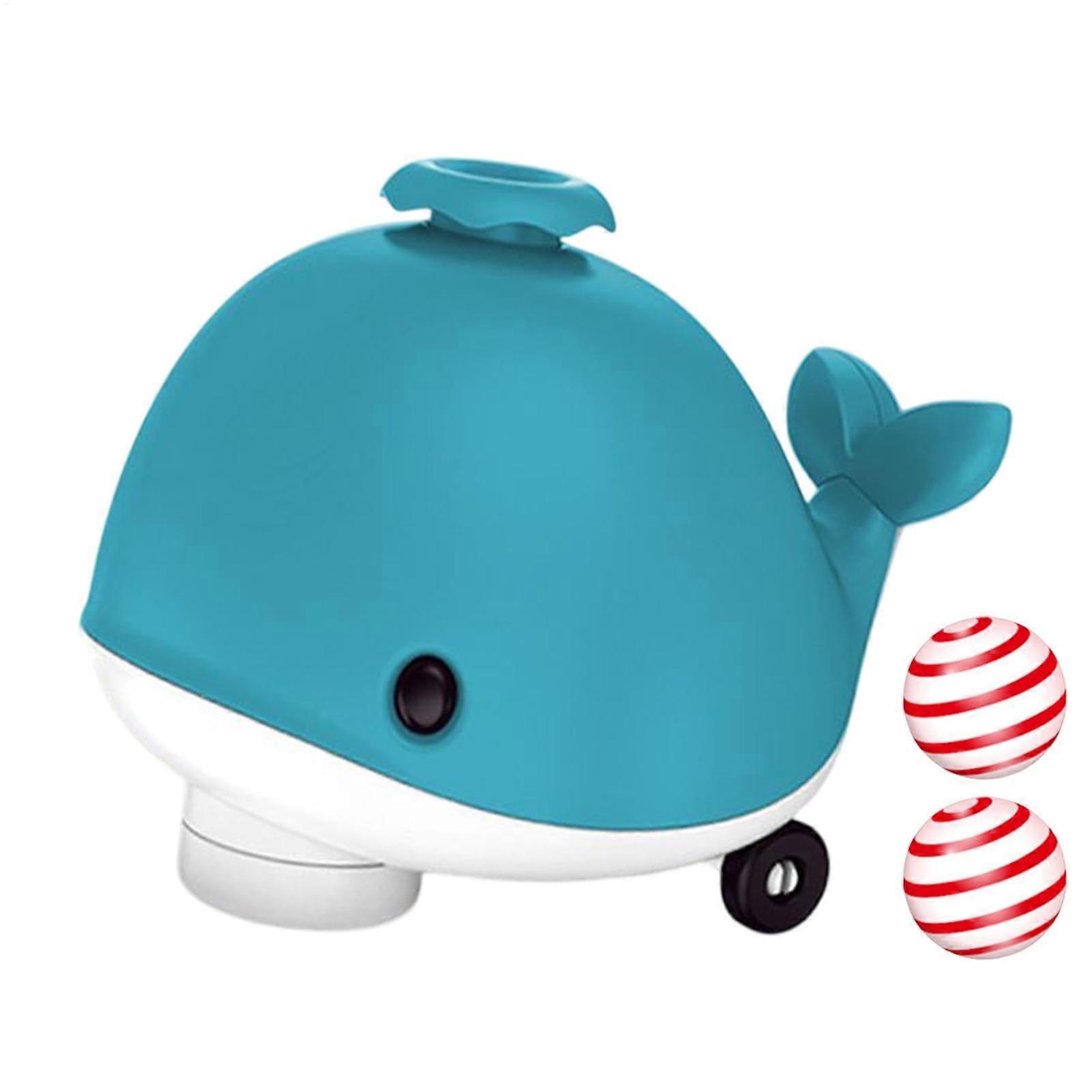 Whale Floating Ball Toy with Music Function, Electric Levitation Pet Cooling Fan for Kids and Pets, Flexible Design