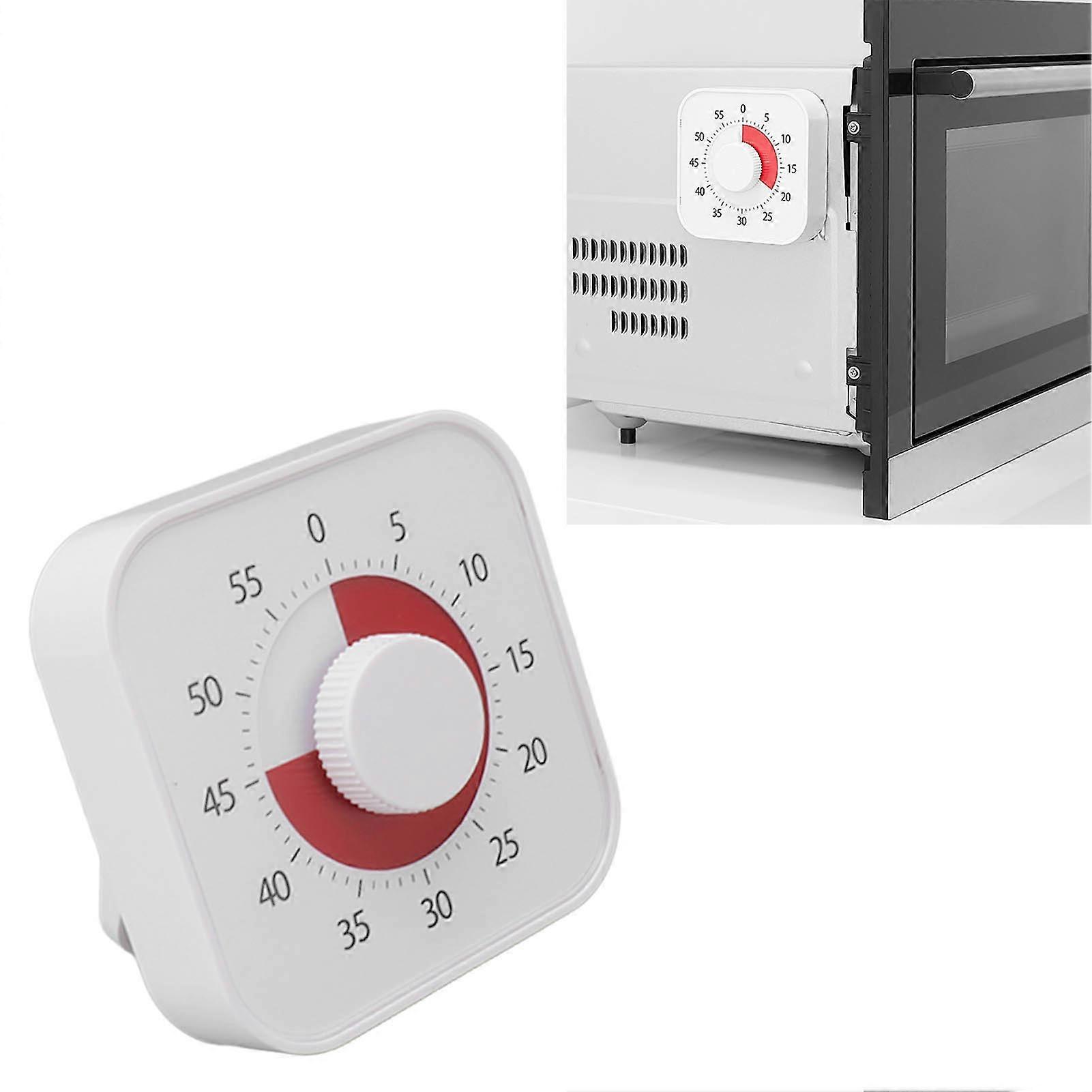 60mins Visual Timer Silent Countdow 60 Minute Kids Children Visual Timer for Kitchen Cooking Timing 