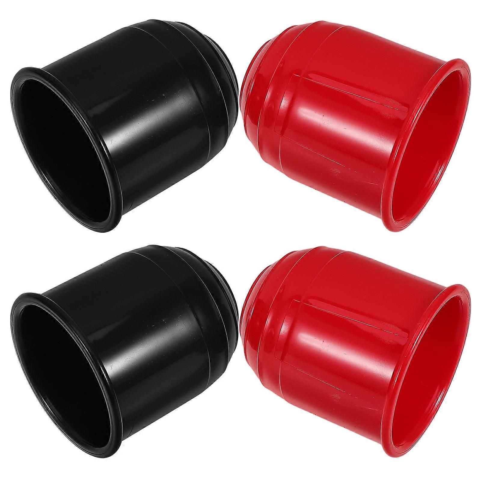 Tow Ball Cover Cap Debris Protection Plastic Material For Outdoor Use 4Pcs