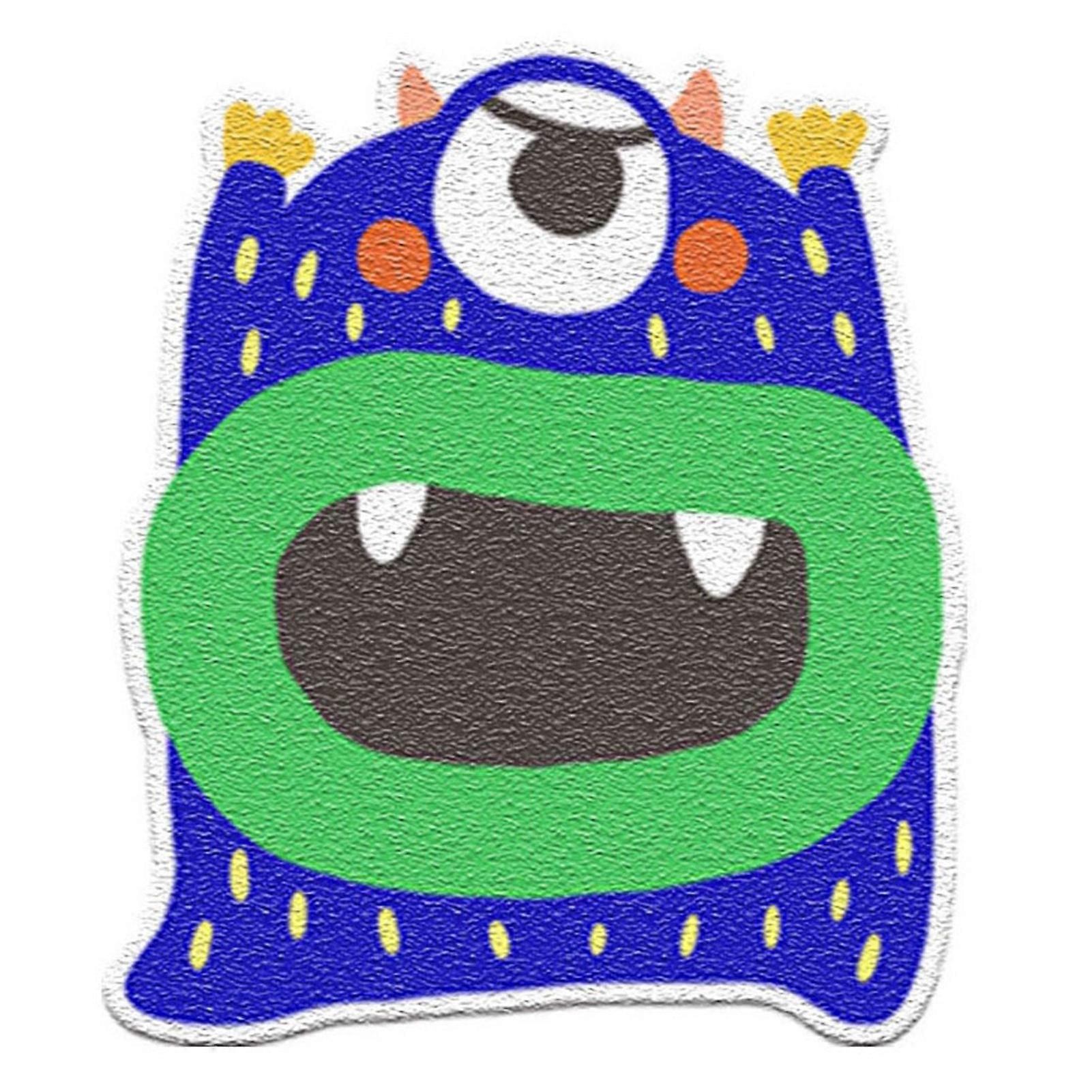 Cat Litter Mat Prevent Slip Cute Shape Soft Environmental Protection Cat Litter Trapping Pad for Cat Litter Box Grape