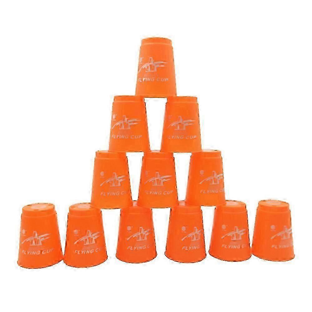 12Pcs/Set Speed Cups Game Rapid Game Sport Flying Stacking Gifts for Halloween/Christmas