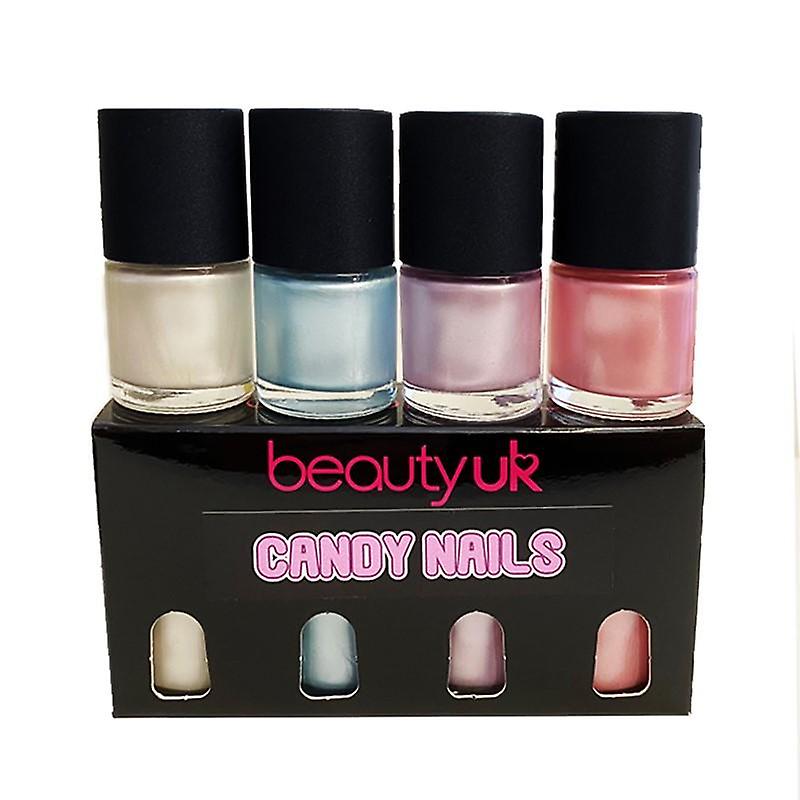 Beauty UK Candy Nails Polish Set 4x9ml