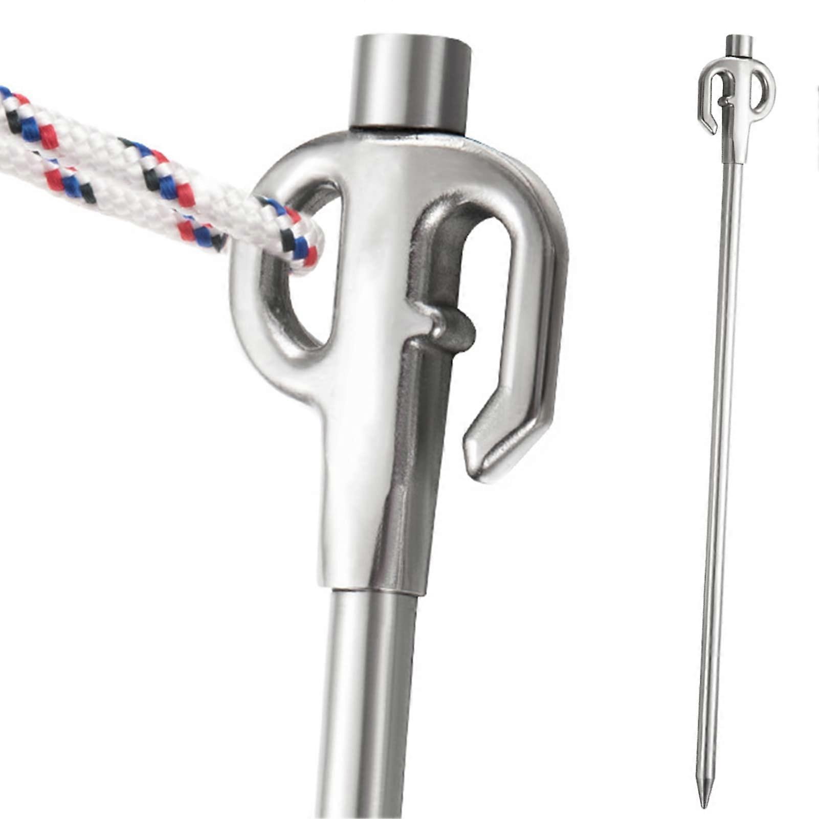 2 Pack Dog Tie Stake, Dog Stake, Heavy Duty Dog Stake, Dog Ground Stake, Dog Anchor, Dog Gadget for Yard, Outdoor, Camping Pack of 2