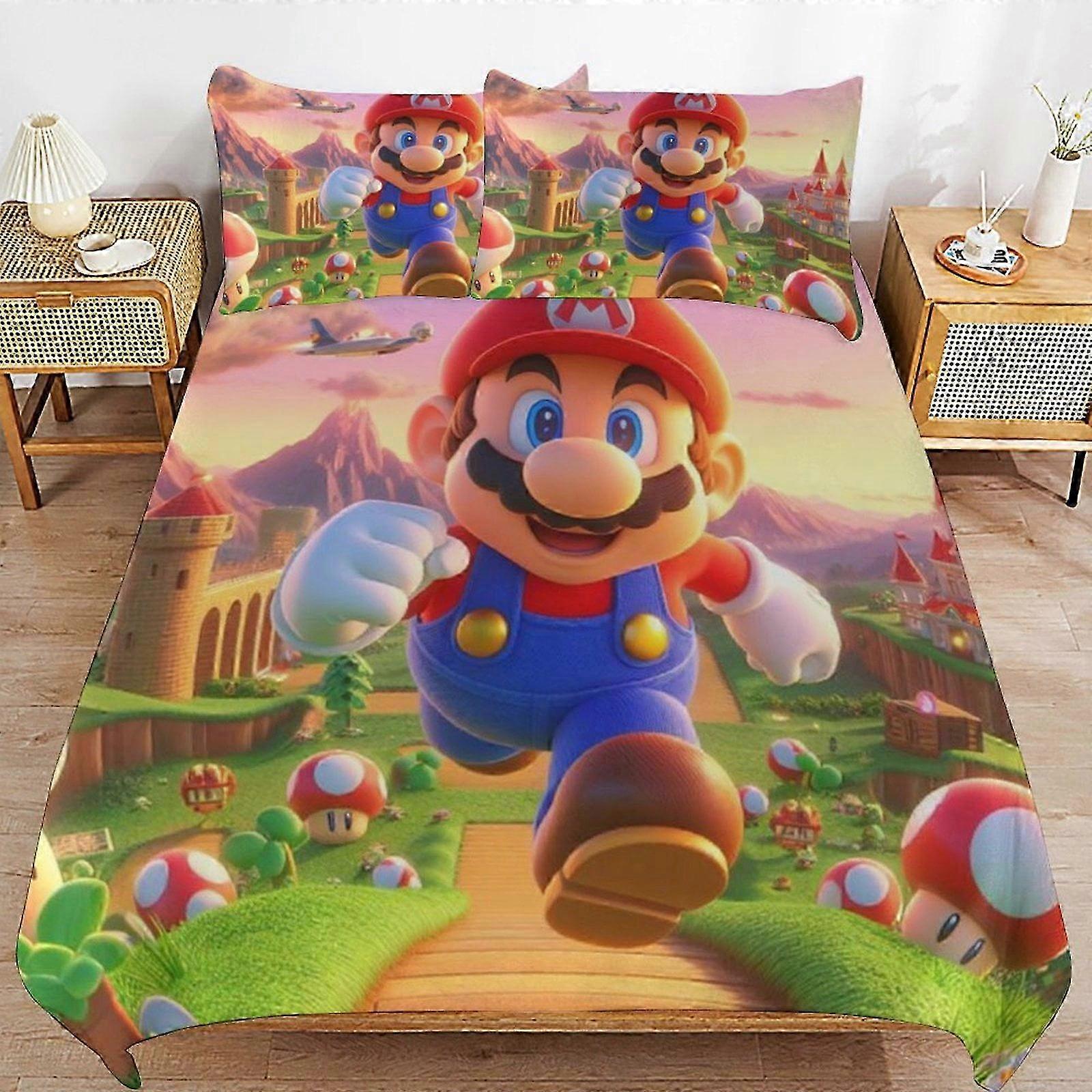 Bedding set JP28 Three-Piece Comforter, Soft Microfiber Duvet Cover Set with Zipper Closure for Certain Brand TH28