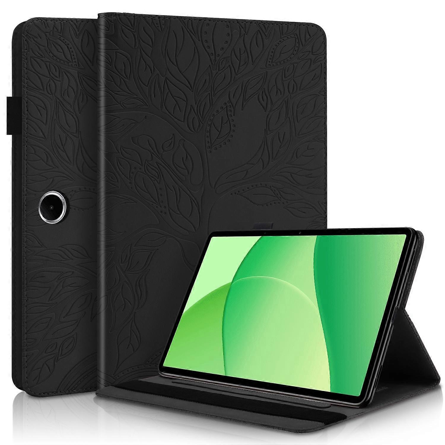 Life Tree Leather Tablet Case For OPPO Pad SE 11 - Black