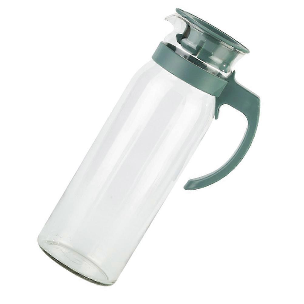 Green Household Glass Jug for Home Use Large Capacity 1400ml Safe and Quartz Glass PP