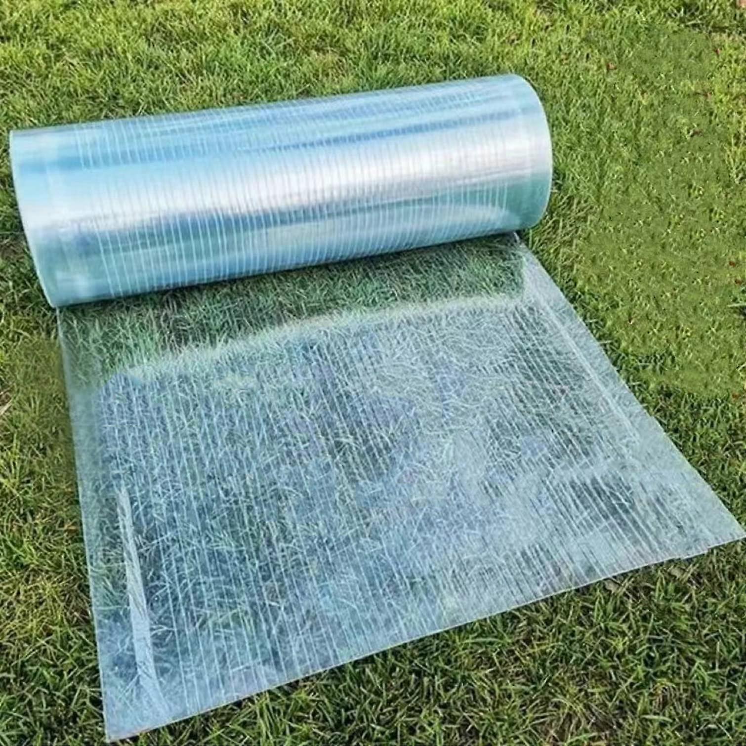0.8mm Thick Transparent Polycarbonate Ceiling Panel for Waterproof Insulation Awning, Easy to Bend and Cut, 10m x 0.8m