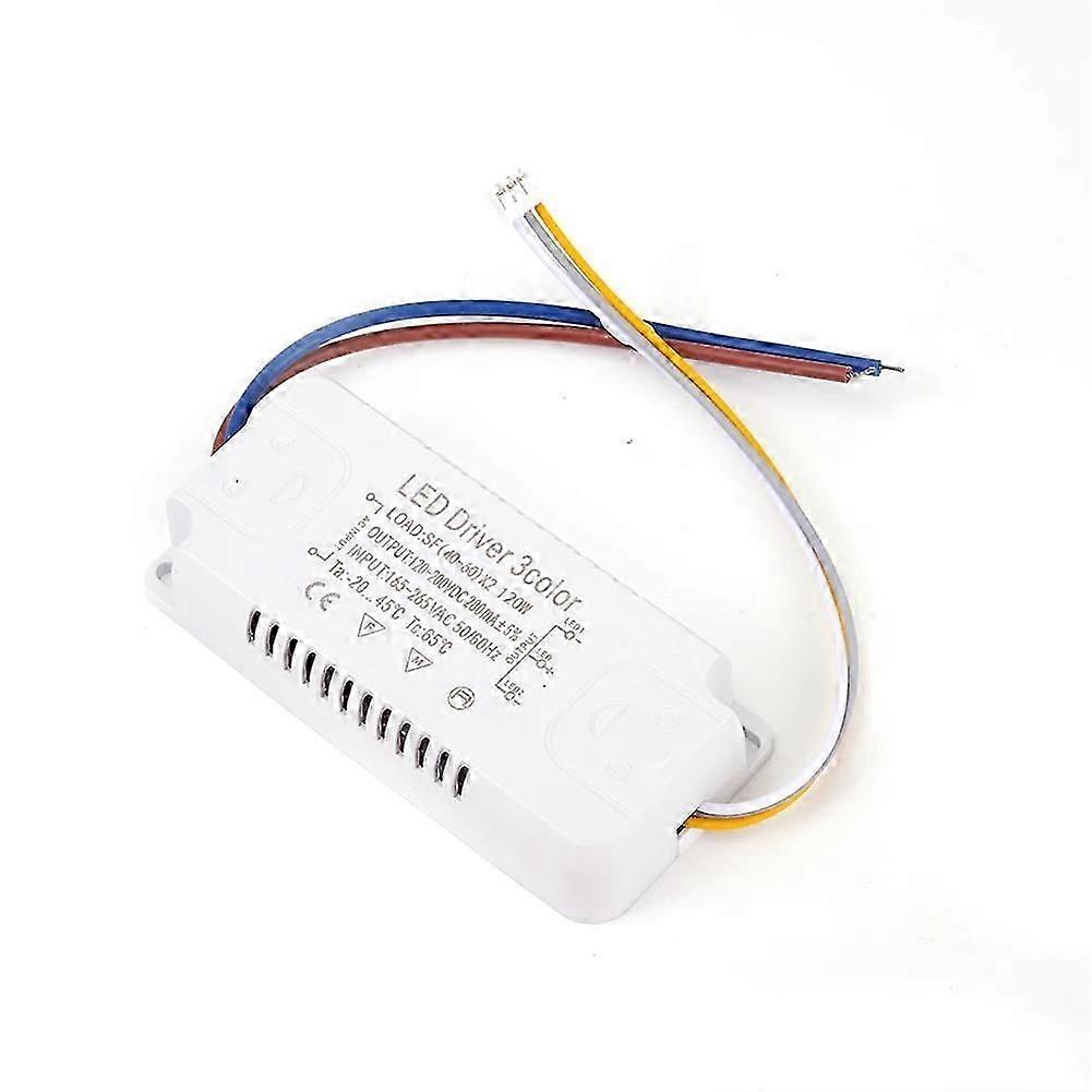 3 color LED Driver Non-Isolating Lighting Transformer 8-24W 20-40W 30-50W 40-60W 50-70W Power Supply Adapter