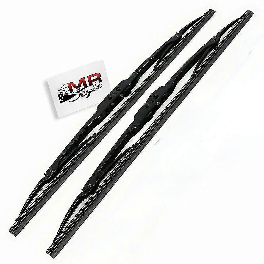 Classic Windscreen Wipers for Mitsubishi Pajero Type V80 - 2x Set, Durable Material, Perfect Fit, All-Weather Performance