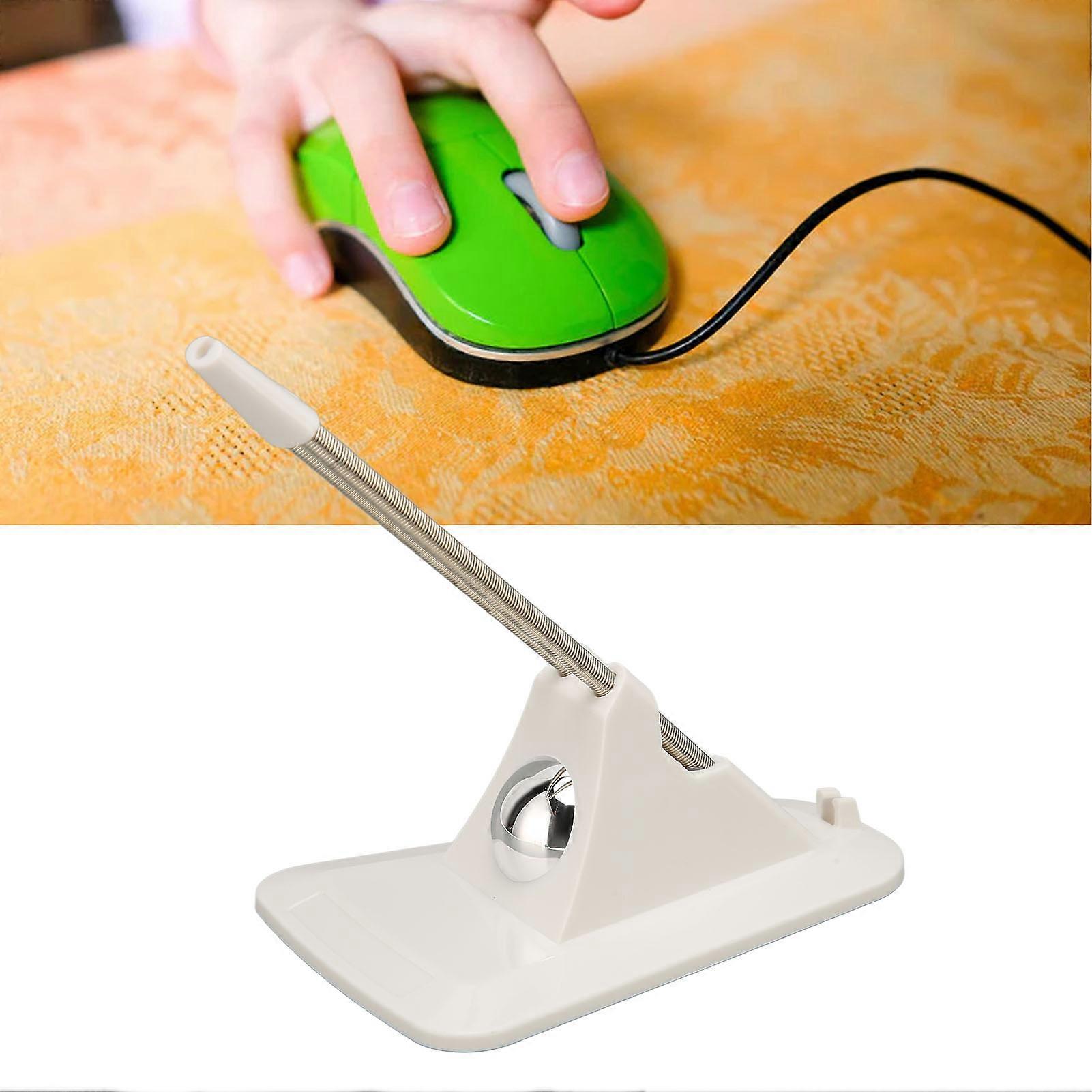 Gaming Mouse Bungee Universal Stylish Simple Rustproof Mouse Cord Management Mouse Cable Holder Black for Esports White