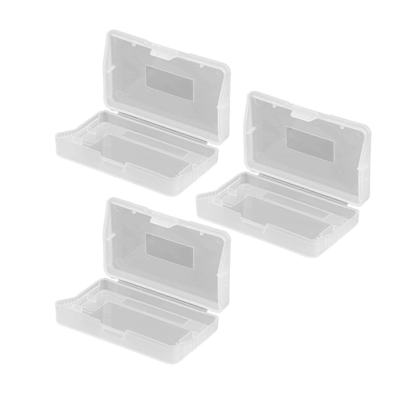 Cartridge Case for Game Boy Advance Pack of 10 Clear Protective Dustproof Storage Boxes