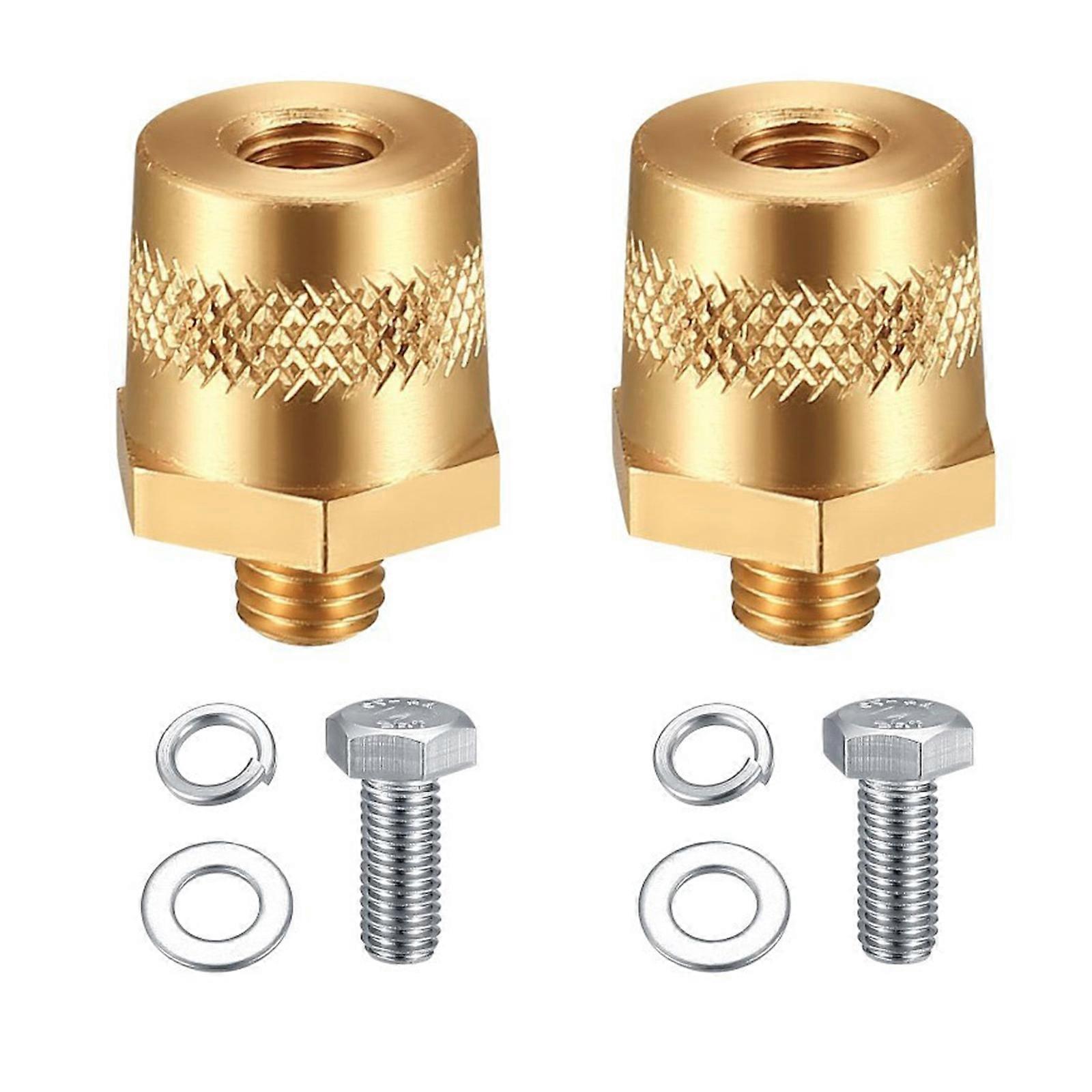 Brass Battery Poles Adapter 3 Size Thread Battery Terminal Connector For Auto Marine Terminal Adapter Multicolor