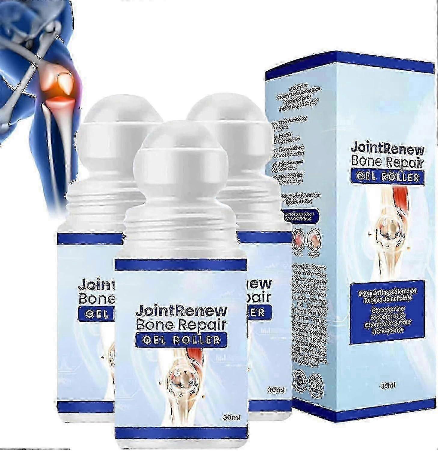 Luonnollinen luun korjausgeelirulla nivel- ja lihaskipuihin - roll-on geeli selän ja niskan helpotukseen