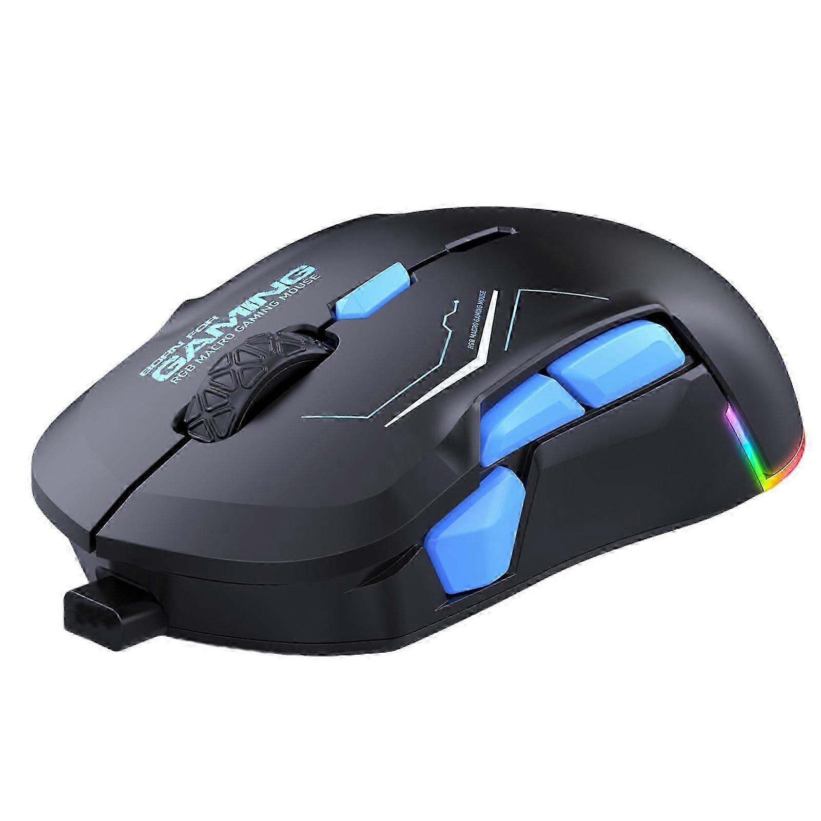 Mouse wireless 10000DPI Mouse per computer 10 pulsanti Mouse compatibile con Bluetooth Mouse USB per computer portatili da ufficio Rosso
