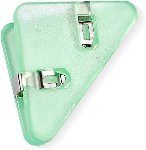 12PCS Triangle Clip Bill Clip Book Paper Corner Clip Binder Clip For Desk Organizer Office Desktop Storage Shelf(Multi-color)