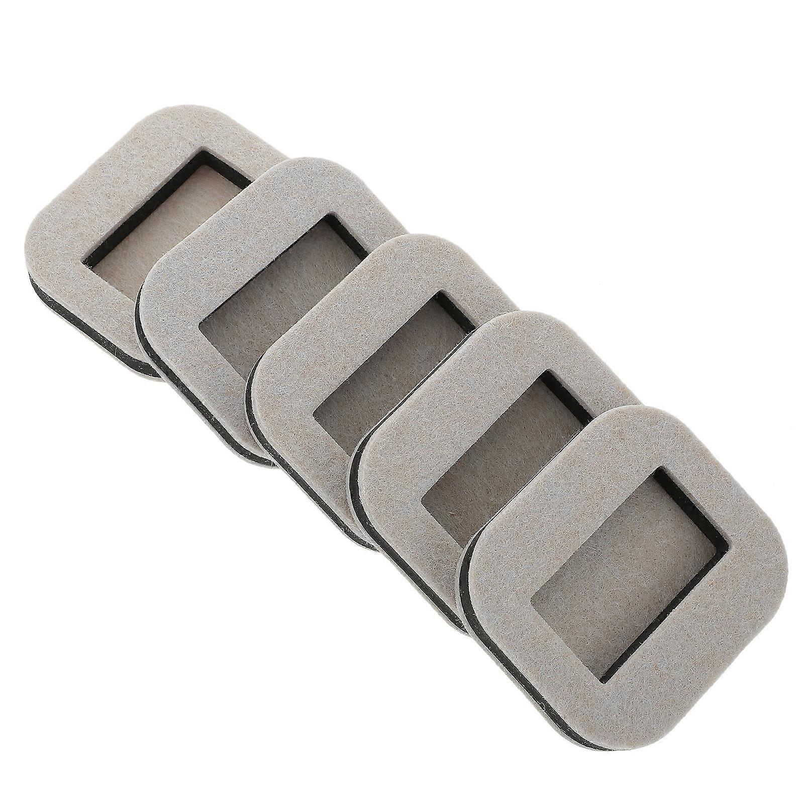 Furniture Grips to Prevent Sliding Felt Pads Furniture Caster Cups Table Legs 8.00X7.00X1.50CM 5Pcs