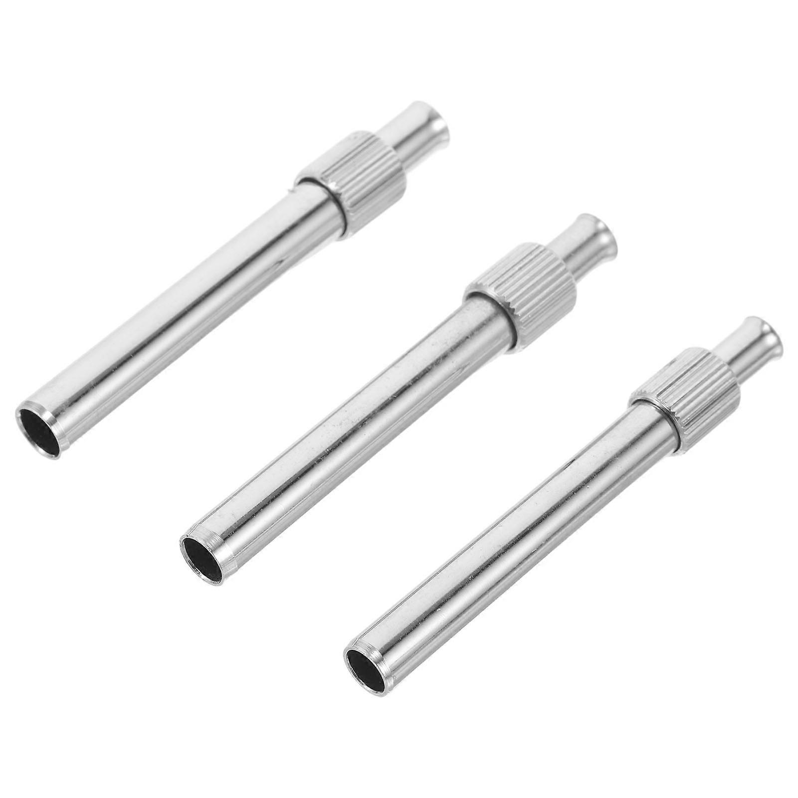 3pcs Durable Fishing Rod Connector Tubes for Quick Repair and Installation, Compatible with Various Rods